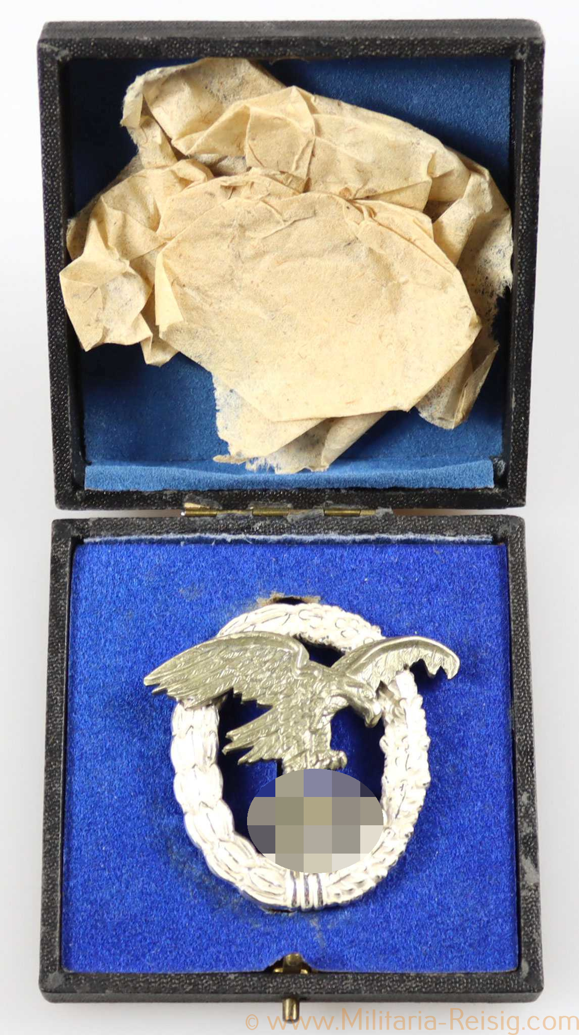Beobachterabzeichen der Luftwaffe im Etui, Hersteller GWL