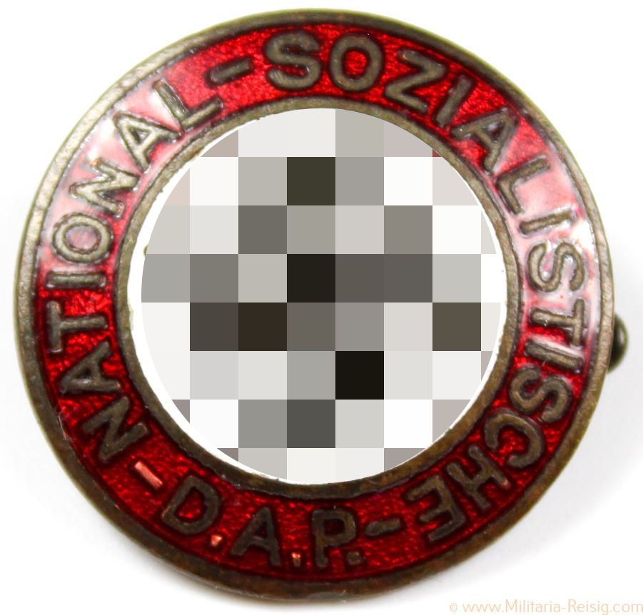 NSDAP Parteiabzeichen, Herst. RZM M 76 (Hillenbrand & Bröer, Lüdenscheid)