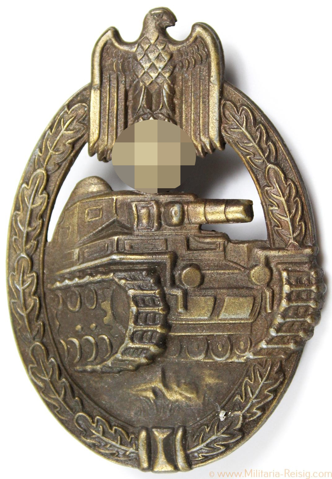 Panzerkampfabzeichen in Bronze, Frank & Reif, Stuttgart