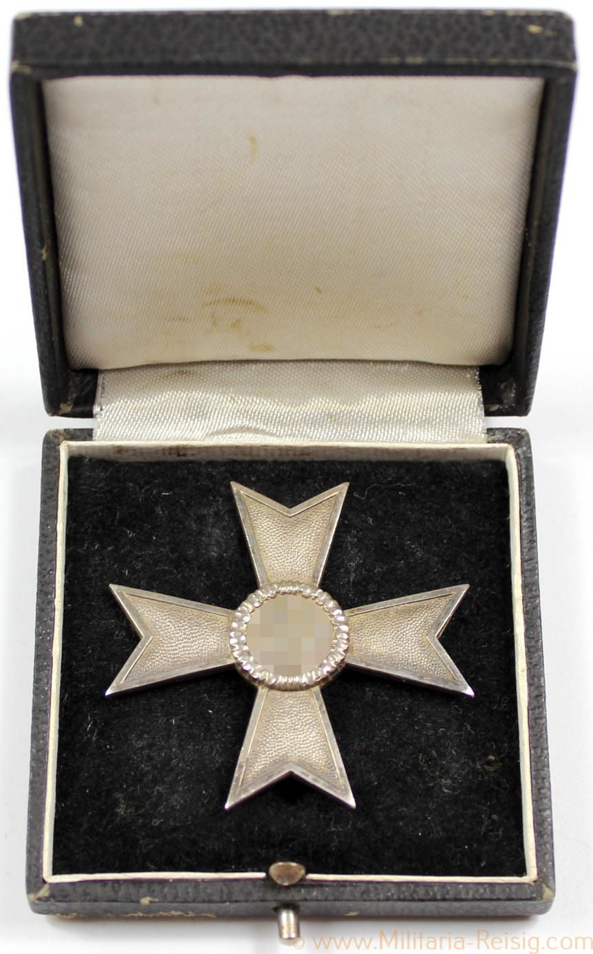 Kriegsverdienstkreuz 1.Klasse ohne Schwerter 1939 im Etui, Hersteller 1