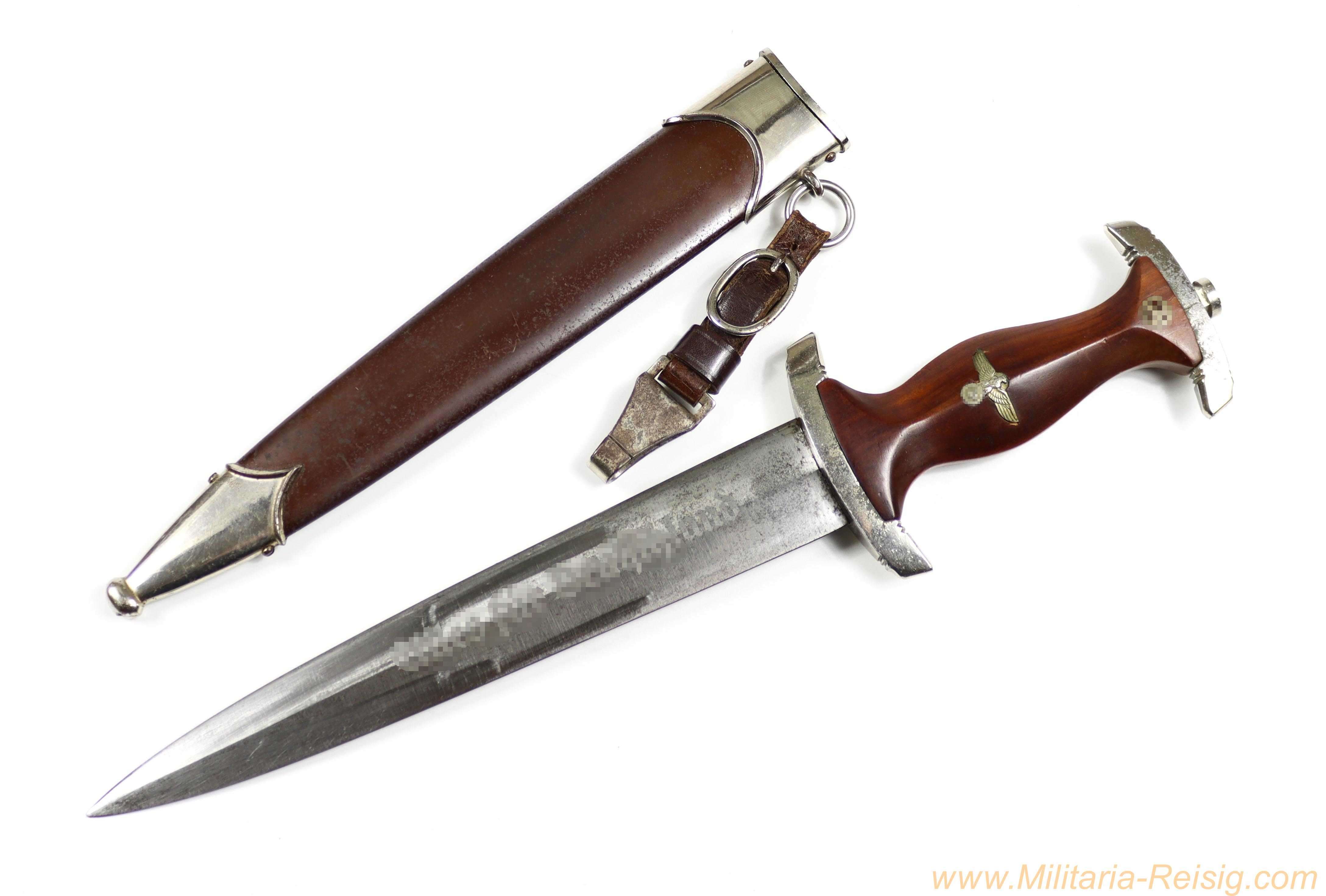 SA Dolch mit Gehänge, Hersteller RZM M7/42 (Weyersberg Kirschbaum & Cie. WKC) 