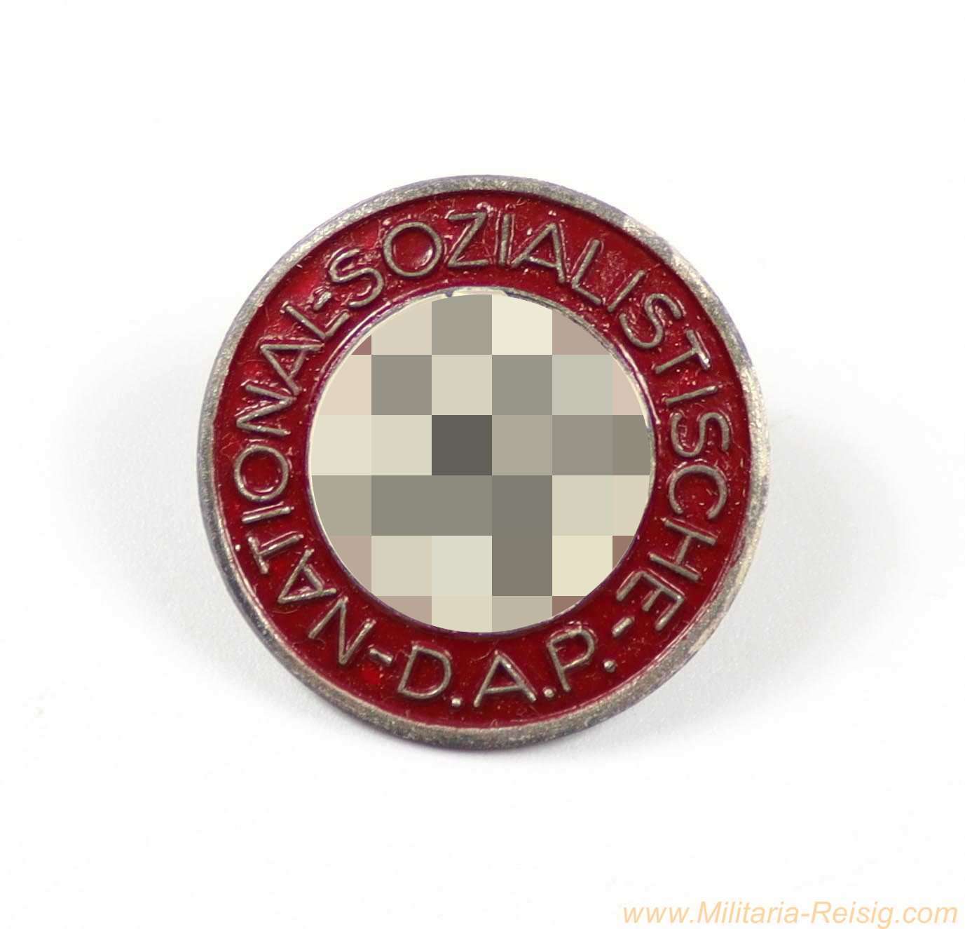 NSDAP Parteiabzeichen - Hersteller RZM M1/25 (Rudolf Reiling, Pforzheim) 