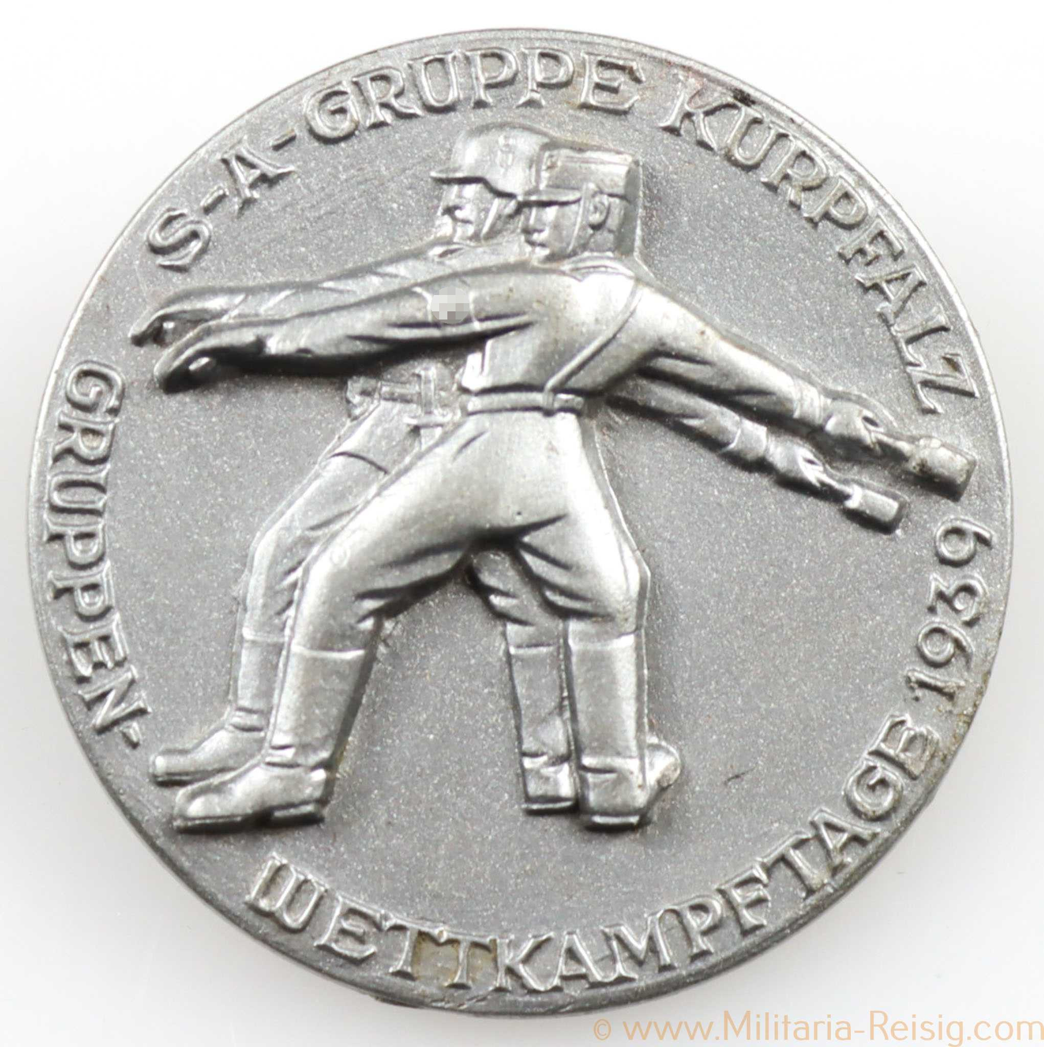 Abzeichen S-A-Gruppe Kurpfalz Gruppen-Wettkampftage 1939