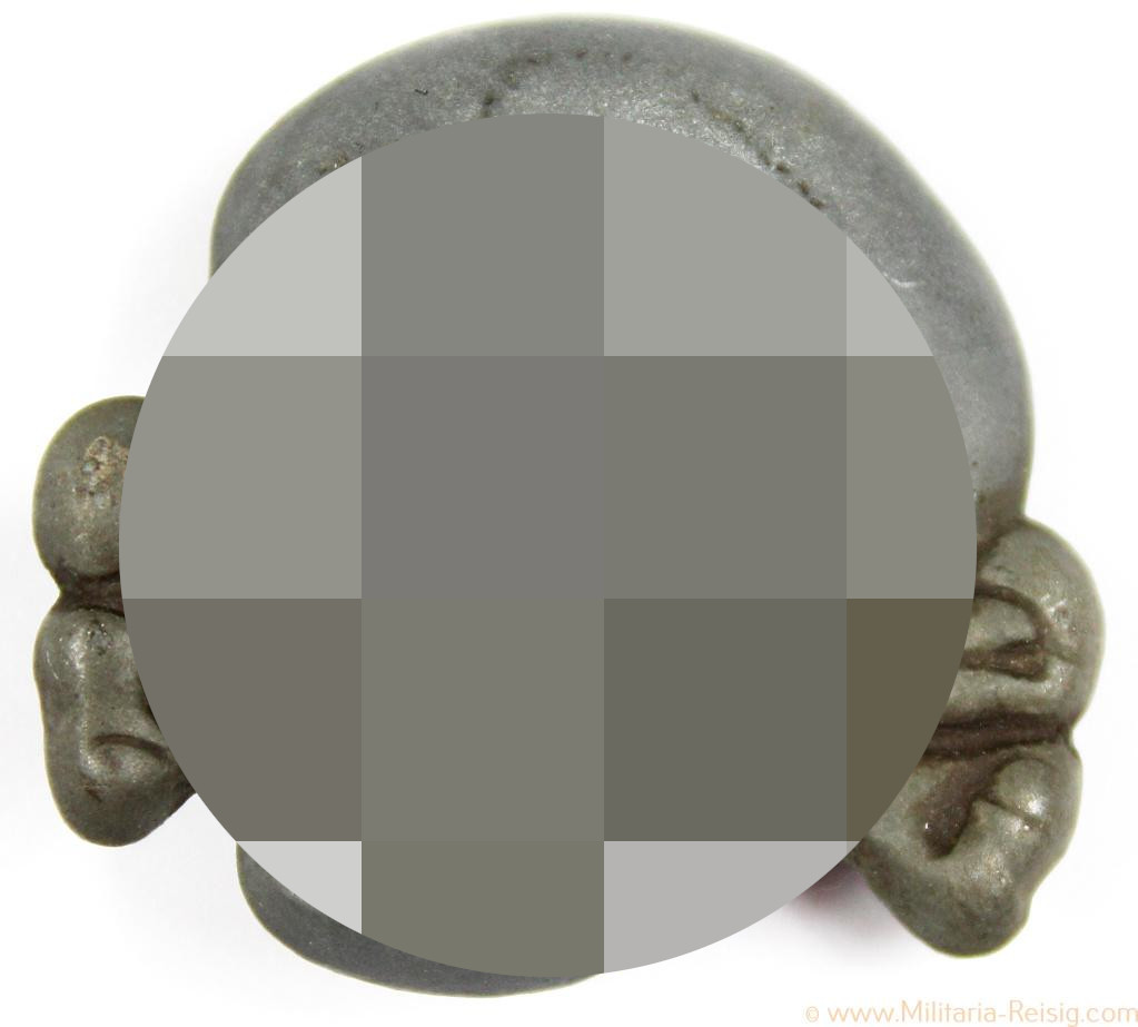 Totenkopf für eine SS Schirmmütze, Herst. RZM M1/52