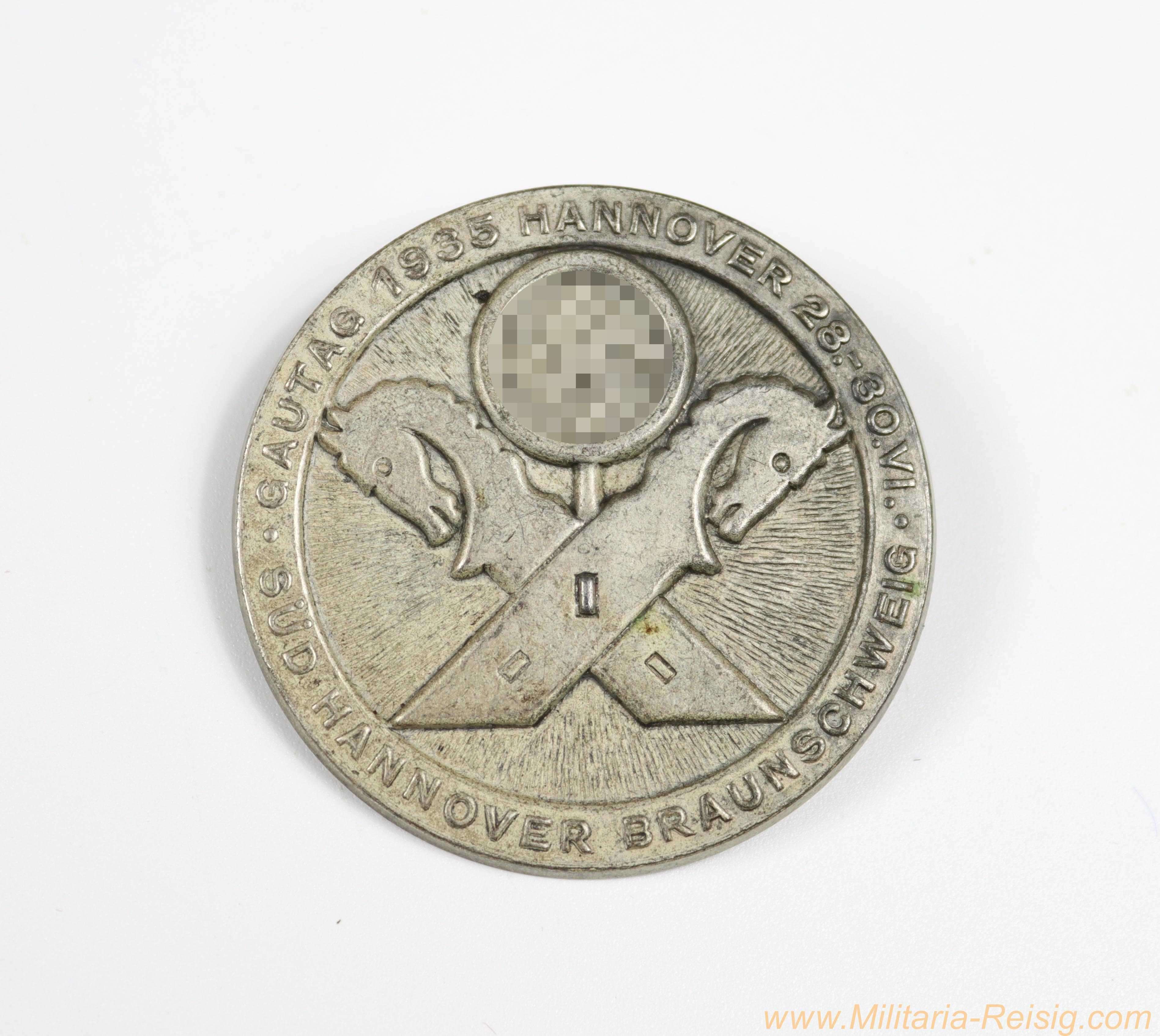 Abzeichen - Gautag 1935 Süd-Hannover Braunschweig - Hannover 28.-30. VI.