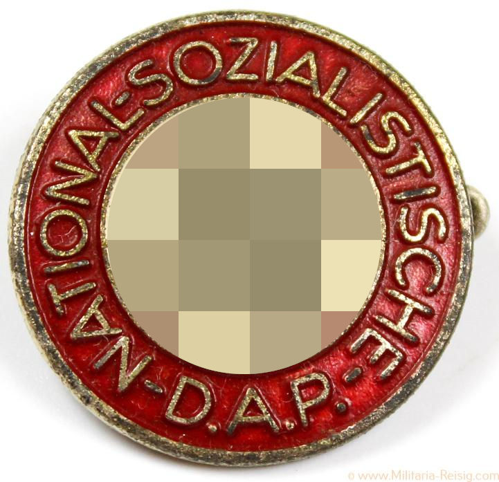 NSDAP Parteiabzeichen, Herst. RZM M1/63 (Steinhauer & Lück, Lüdenscheid)