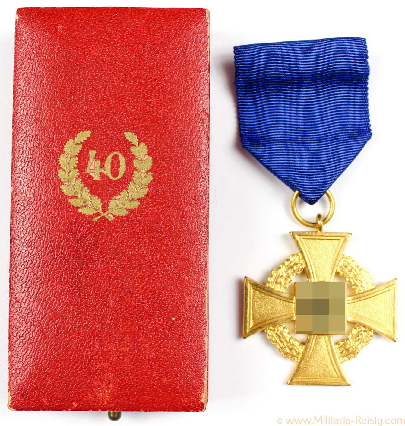 Treudienst-Ehrenzeichen 1.Stufe für 40 Jahre, Herst. Deschler & Sohn München