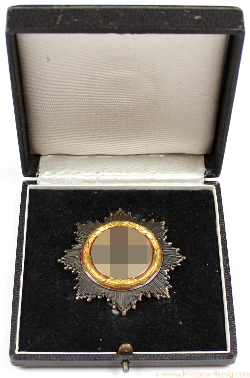 Deutsches Kreuz in Gold im Etui, Herst. 1 (Deschler & Sohn München)