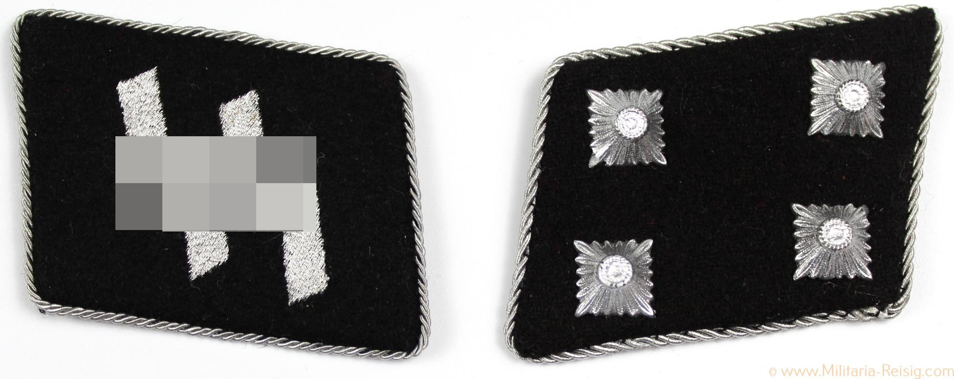 Paar Kragenspiegel für einen SS-Sturmbannführer