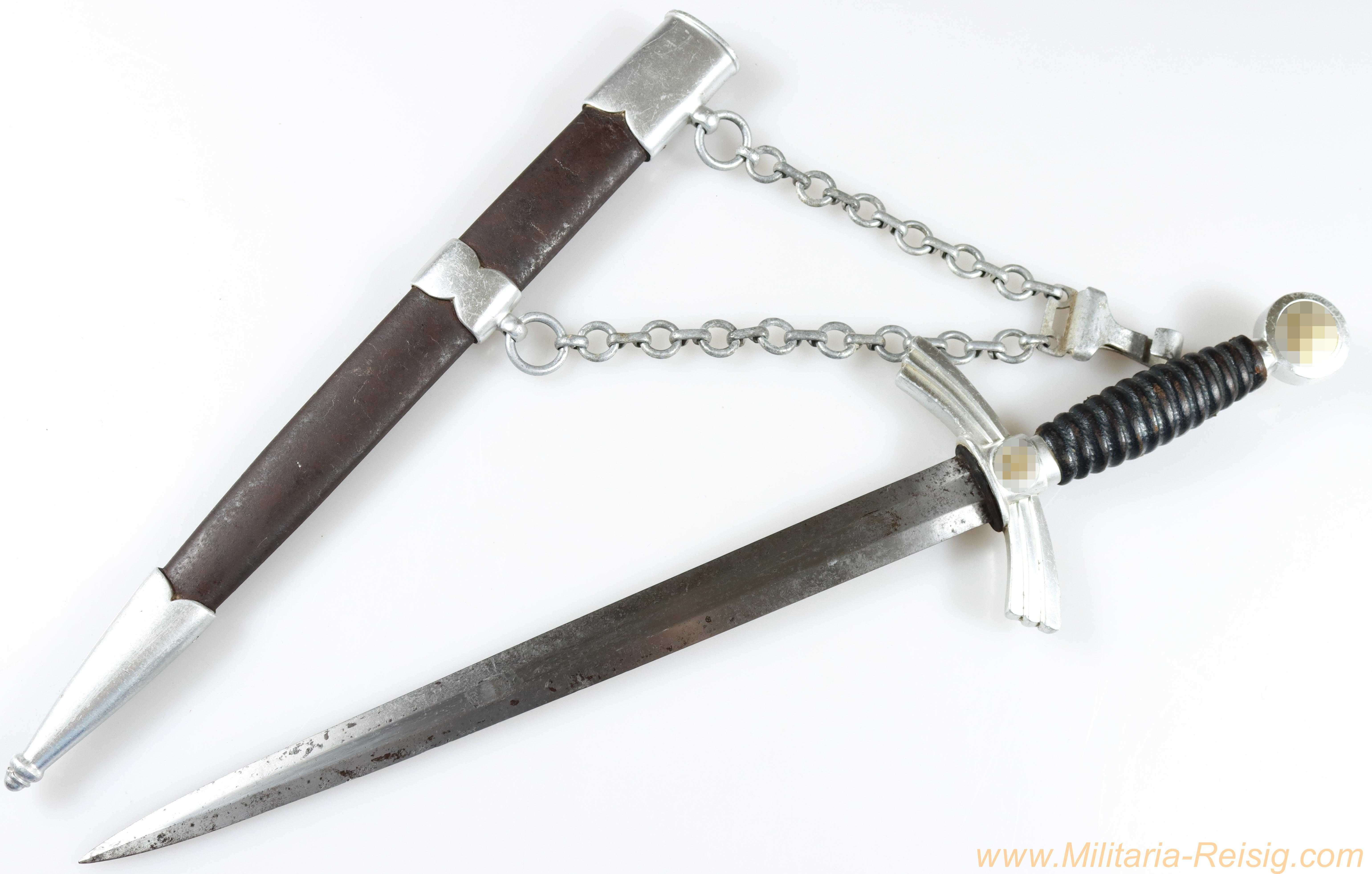 Borddolch / Fliegerdolch der Luftwaffe, Hersteller E. & F. Hörster, Solingen