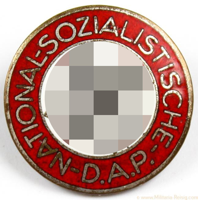 NSDAP Parteiabzeichen mit Hersteller