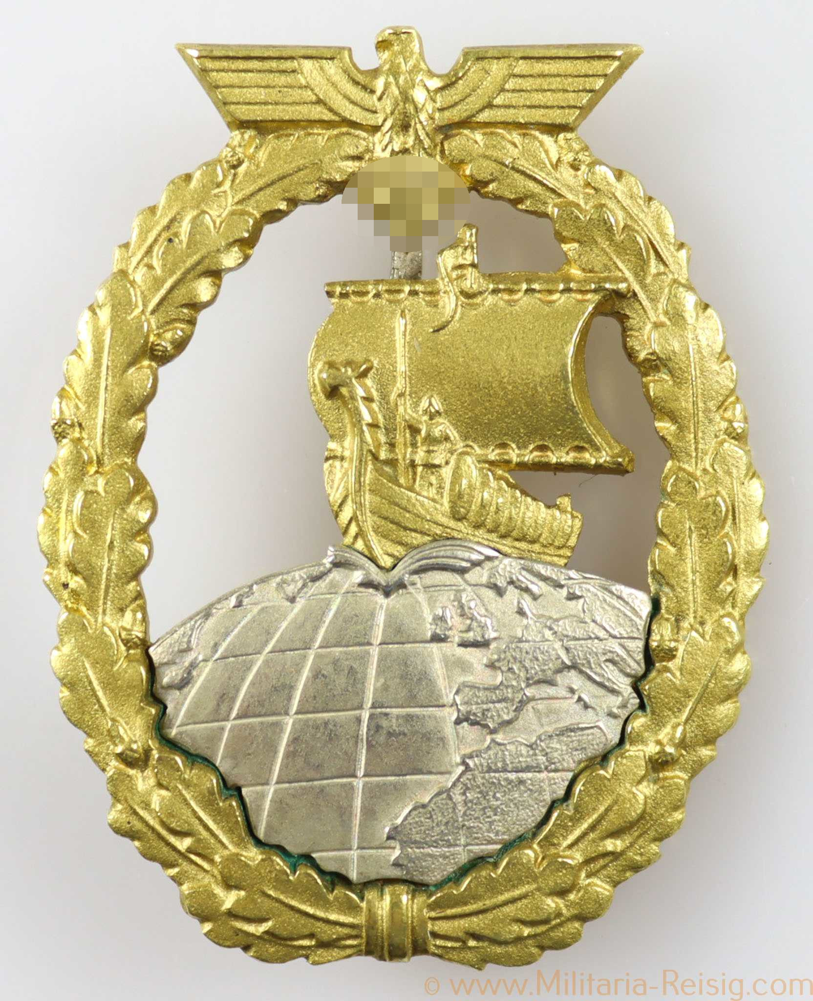 Kriegsabzeichen für Hilfskreuzer, Hersteller C.E. Juncker, Berlin