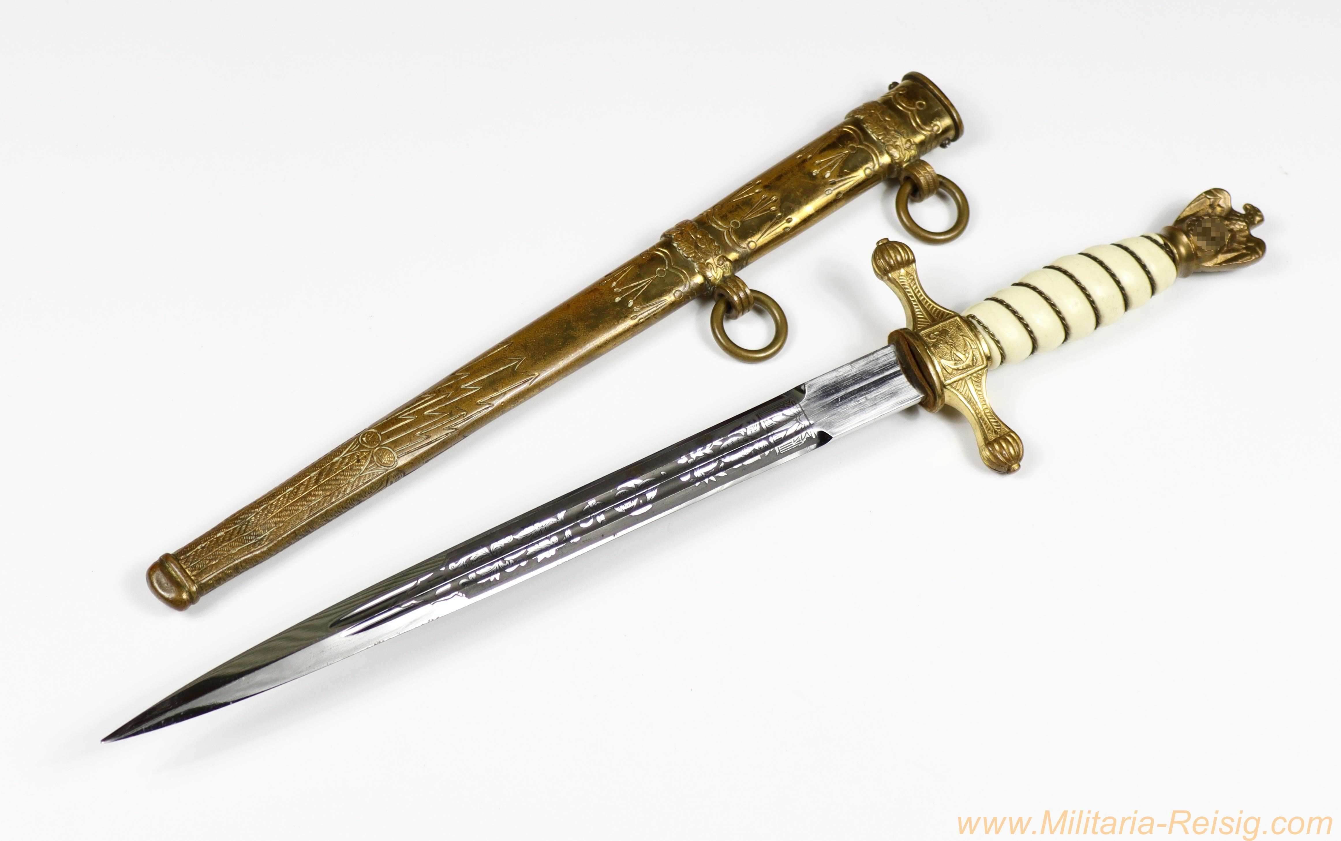 Kriegsmarine-Offiziersdolch – Hersteller Carl Eickhorn, Solingen
