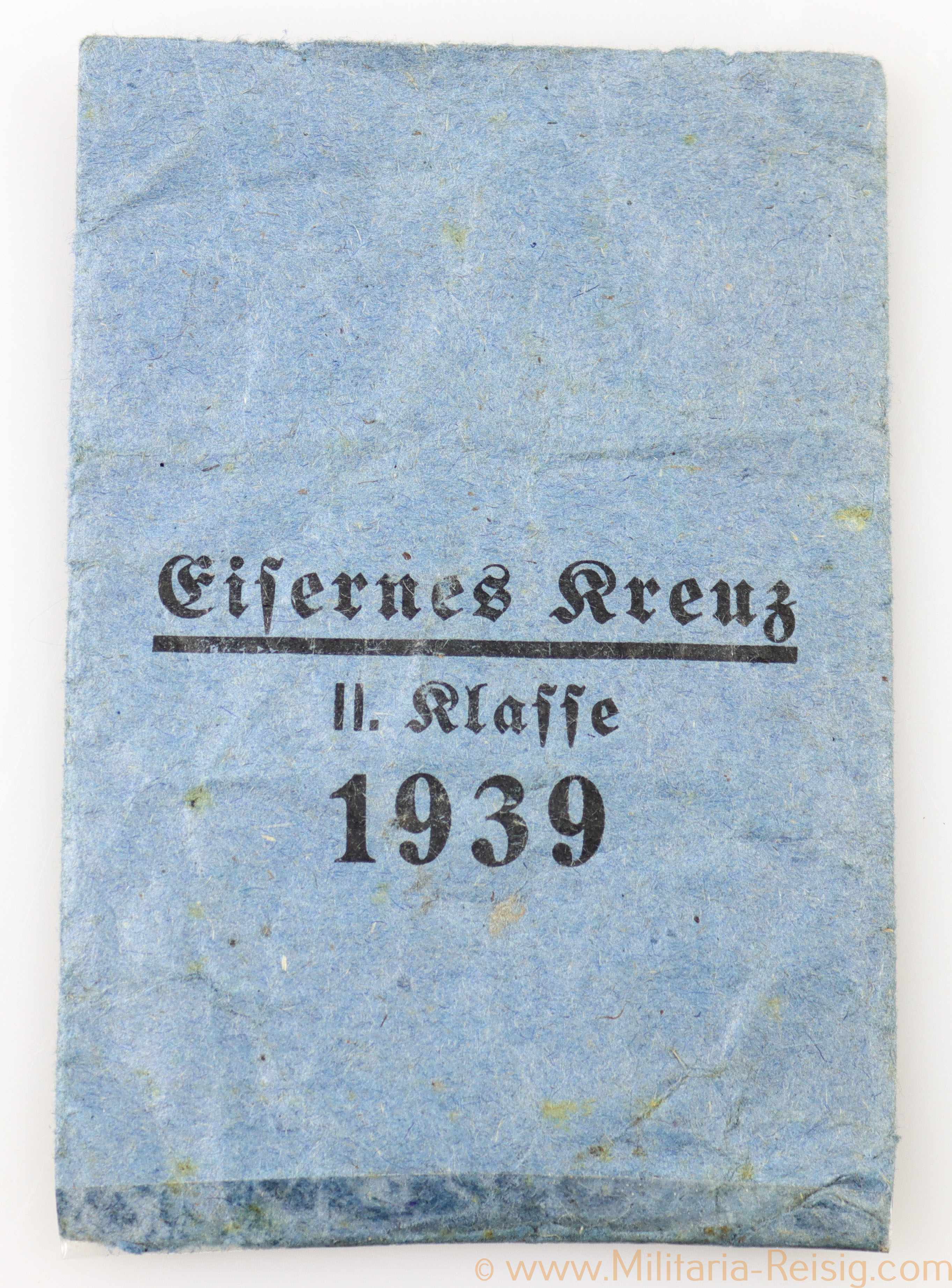 Verleihungstüte zum Eisernen Kreuz 2. Klasse 1933