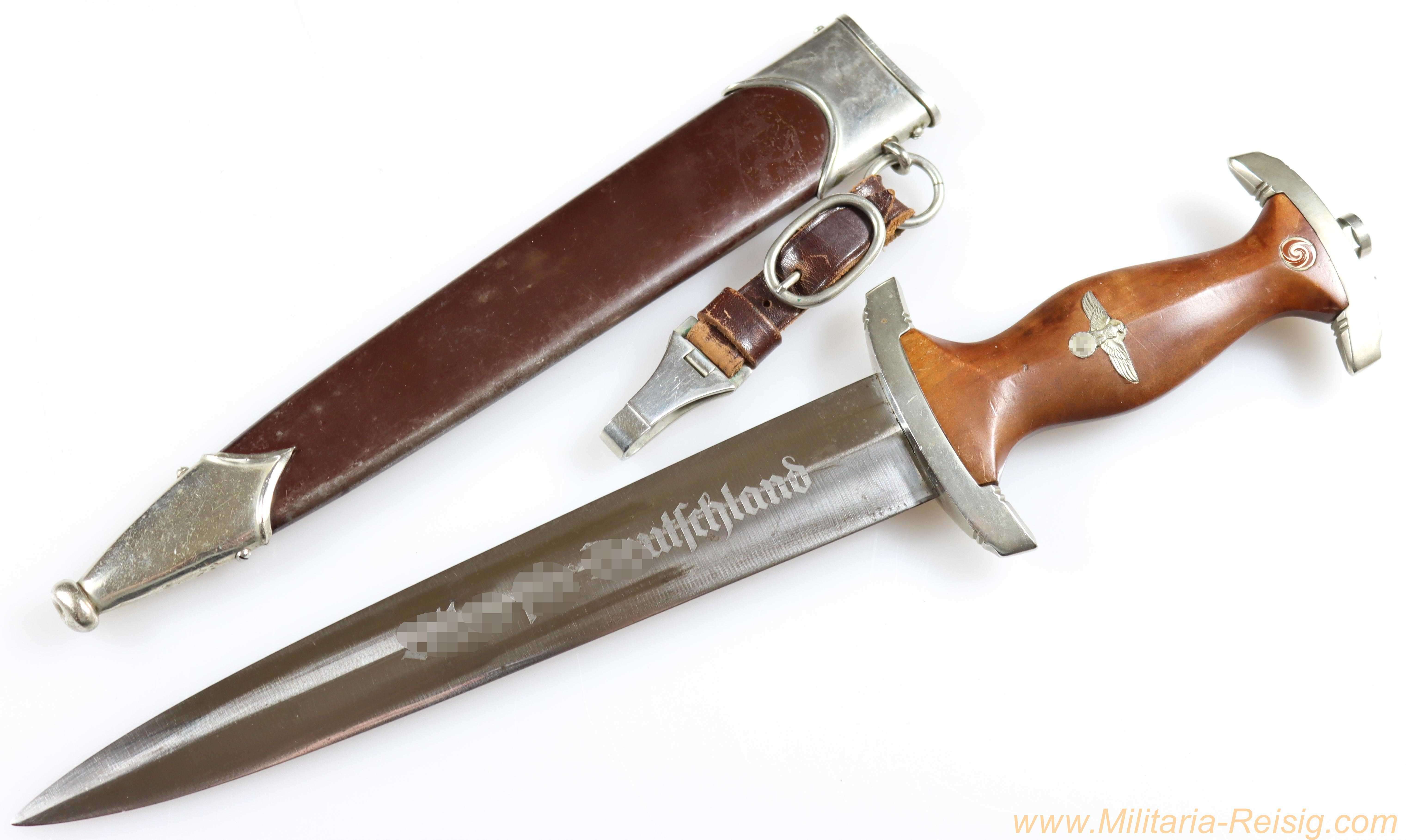 SA Dolch mit Gehänge, Hersteller Tiger, Solingen (Lauterjung & Co.)