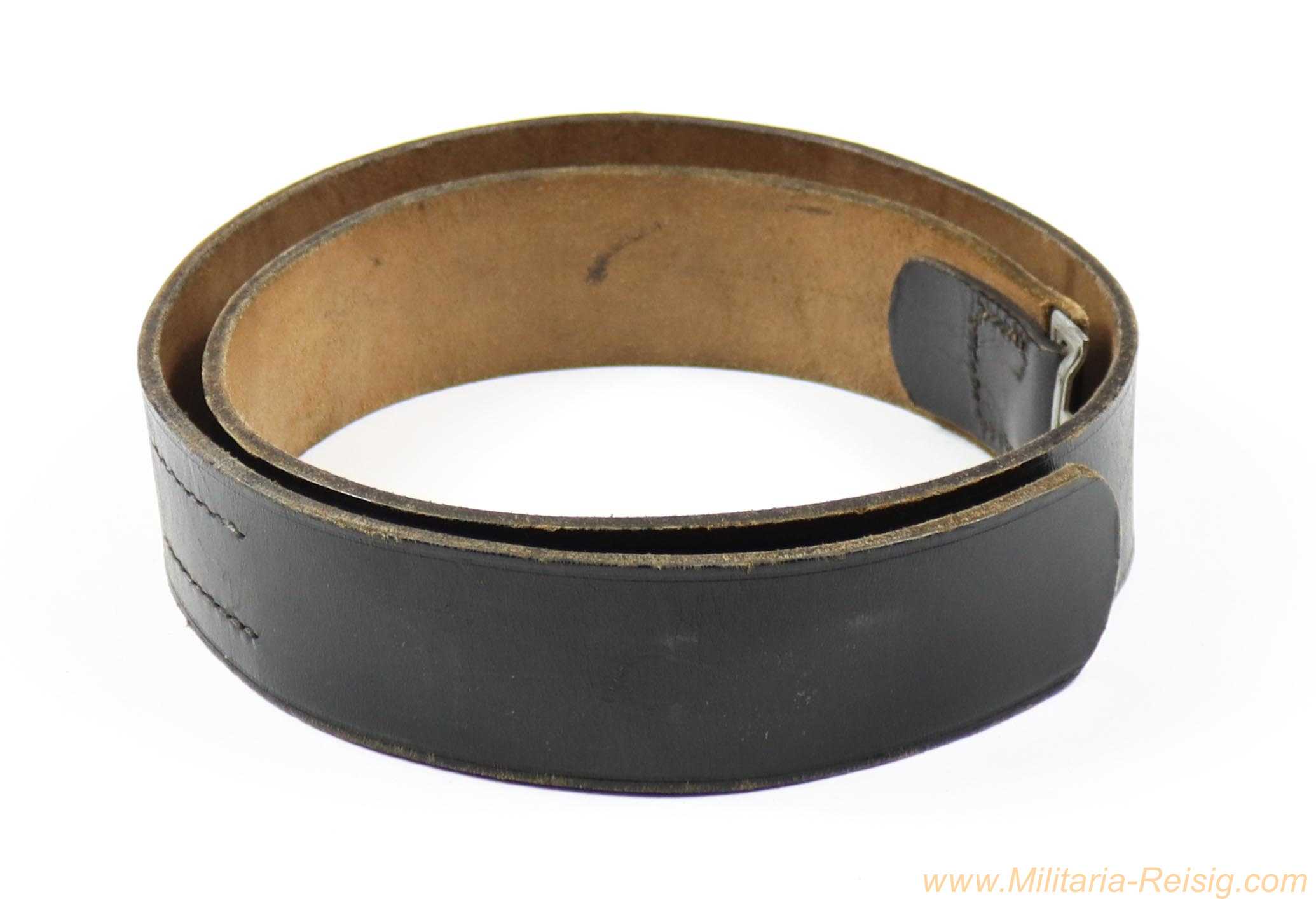 Wehrmacht Leder-Koppelriemen 105 cm – "H" 