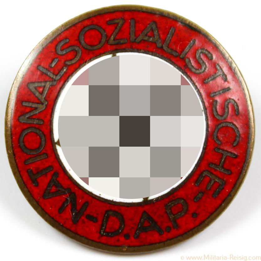 NSDAP Parteiabzeichen, Herst. RZM M1/14 (Matthias Öchsler & Sohn, Ansbach)