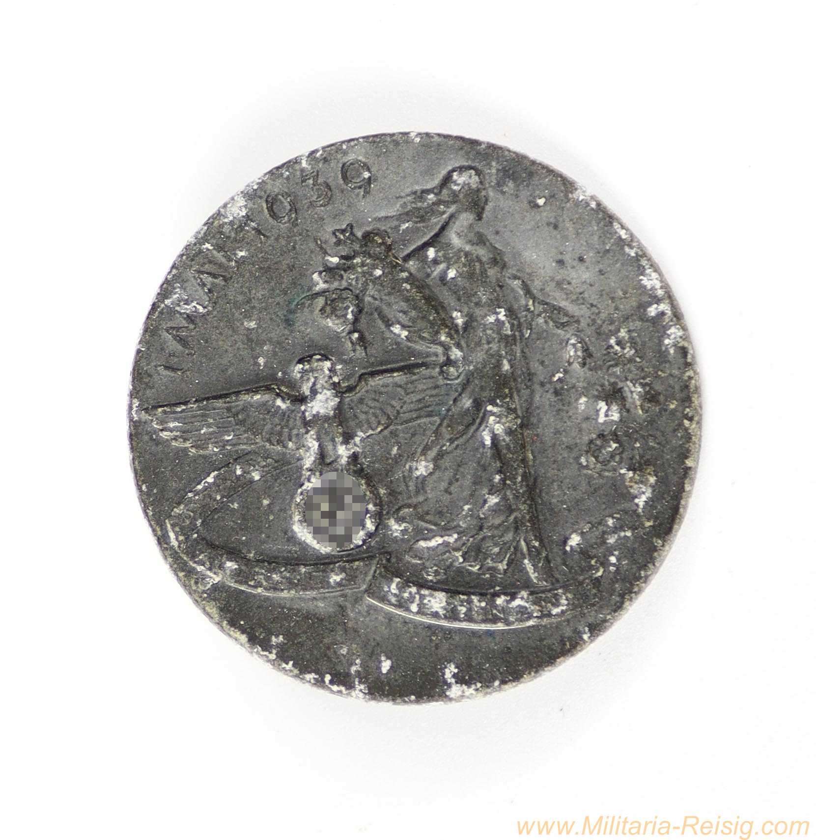 Abzeichen "Tag der Arbeit 1939" - Hersteller RZM M9/74 (Heinrich Vogt, Pforzheim) 