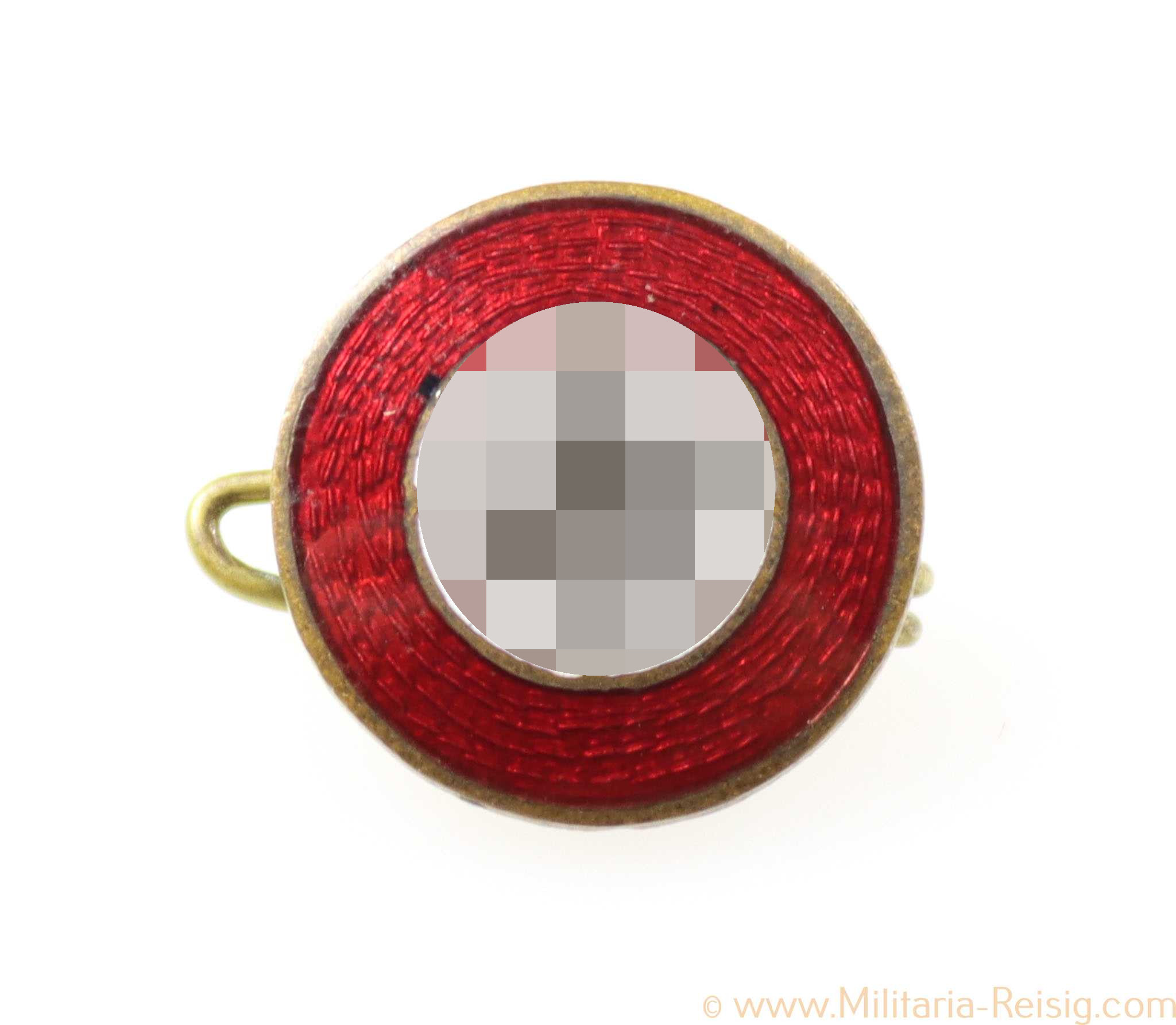 Frühes NSDAP Sympathisanten Abzeichen, Hersteller R. Schanes, Wien, 16 mm