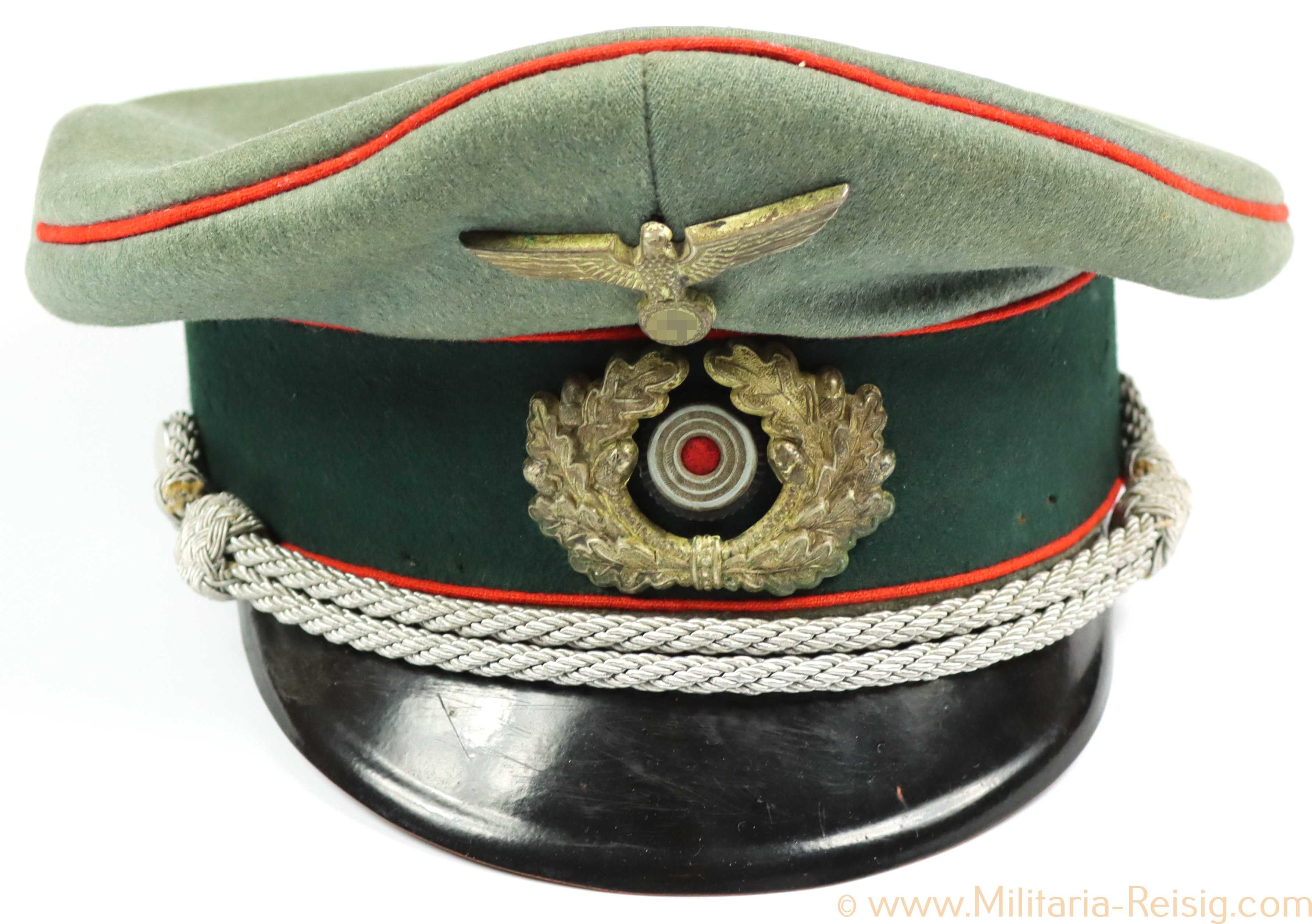 Schirmmütze für Offiziere der Artillerie