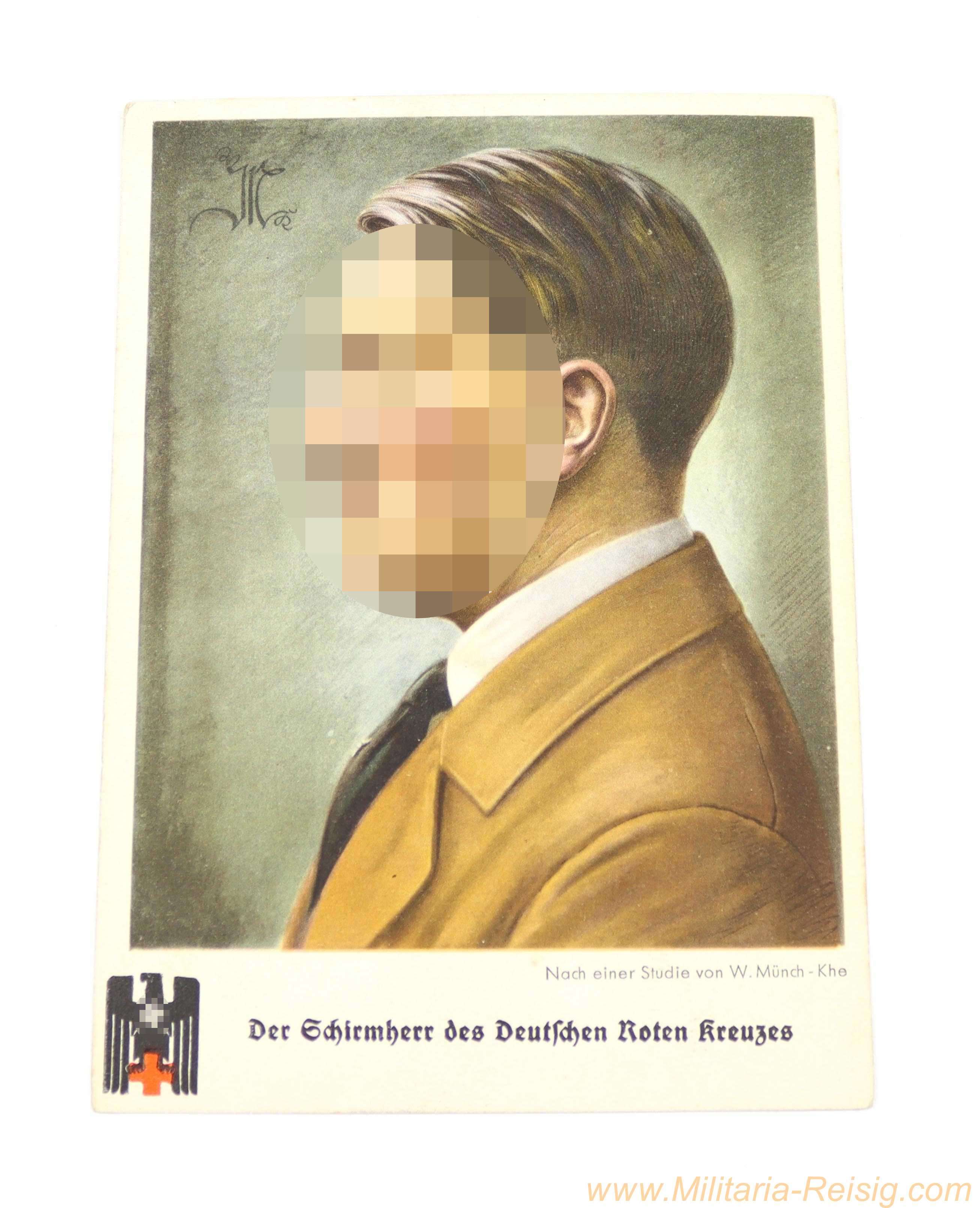 Propaganda-Postkarte "Der Schirmherr des Deutschen Roten Kreuzes" – München 1940
