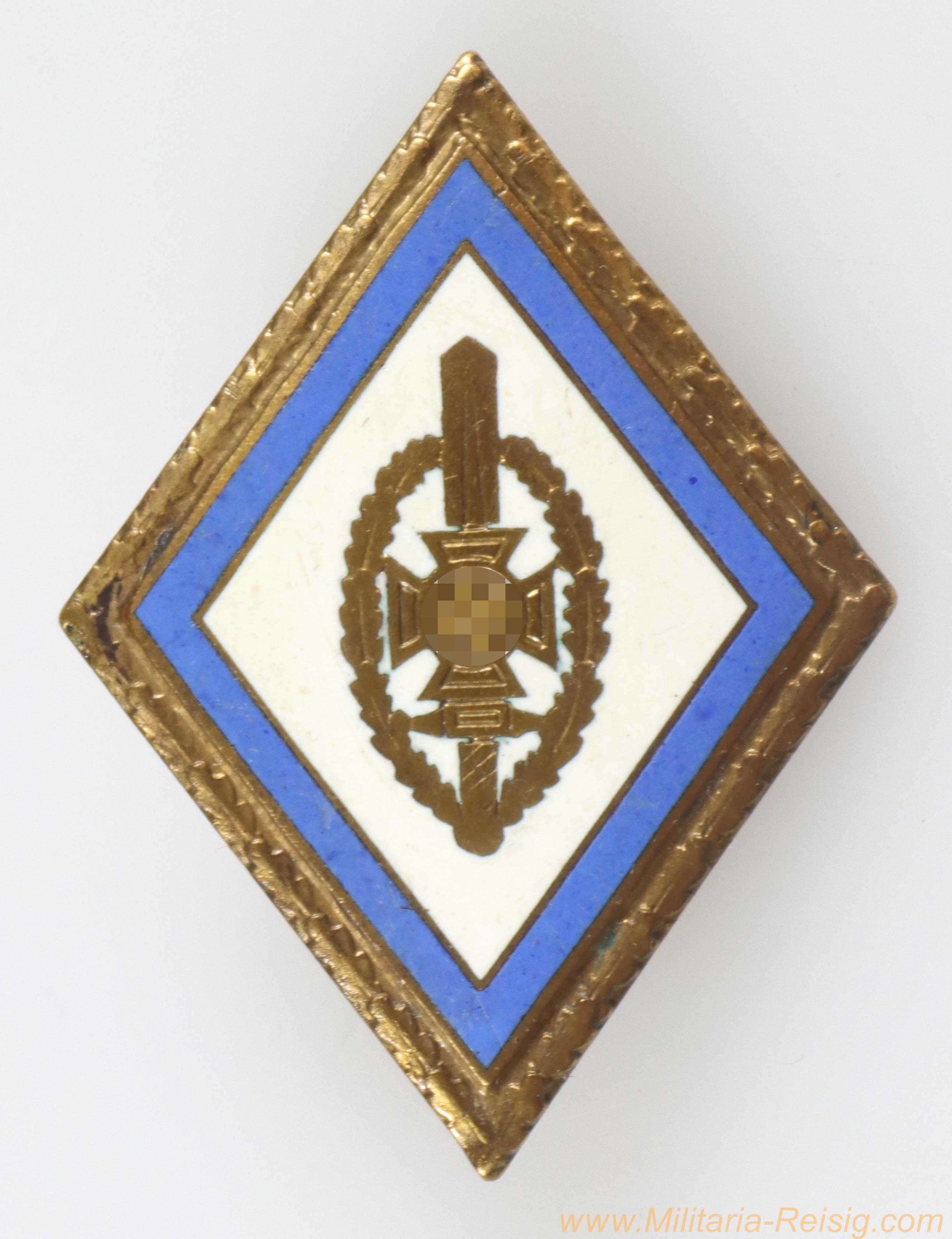 NS-Kriegsopferversorgung (NSKOV) Abzeichen mit Eichenlaubkranz, 44 mm