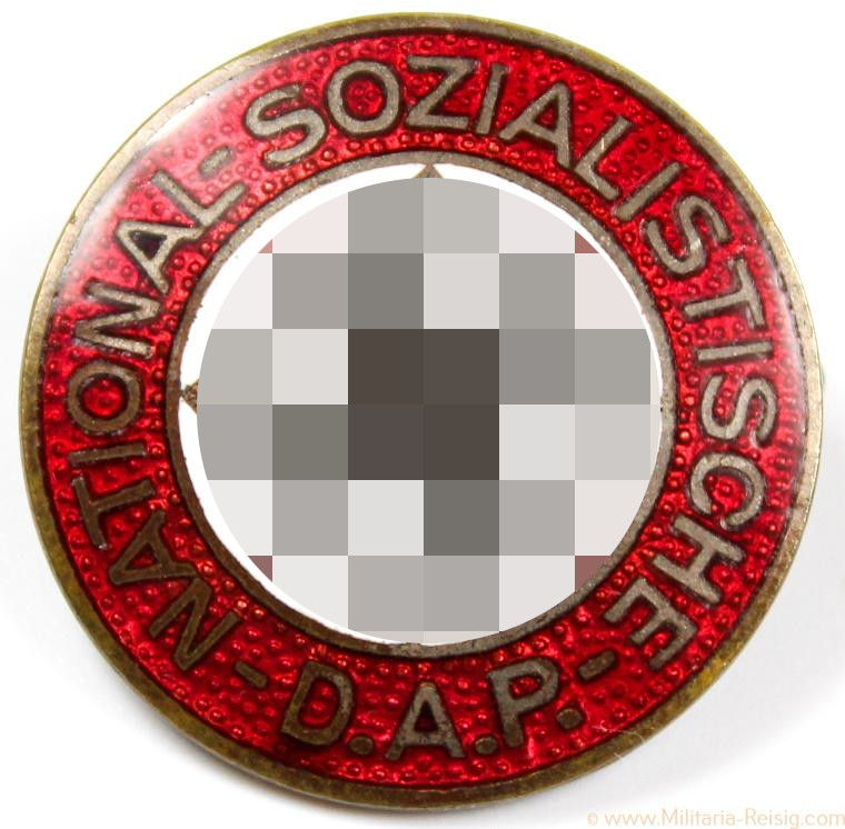 NSDAP Parteiabzeichen, Herst. RZM 39 (Rudolf Reiling, Pforzheim)