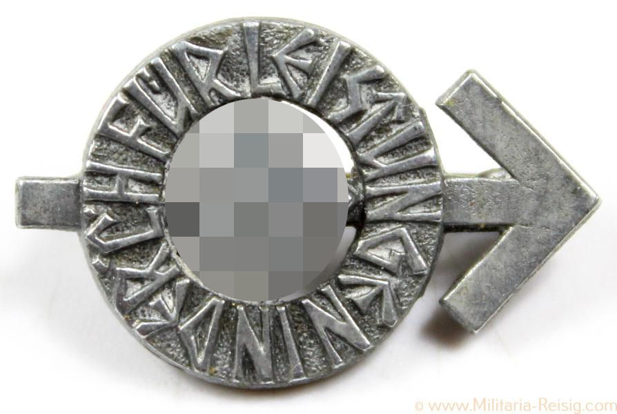 Miniatur HJ Leistungsabzeichen in Silber, Hersteller RZM M1/72
