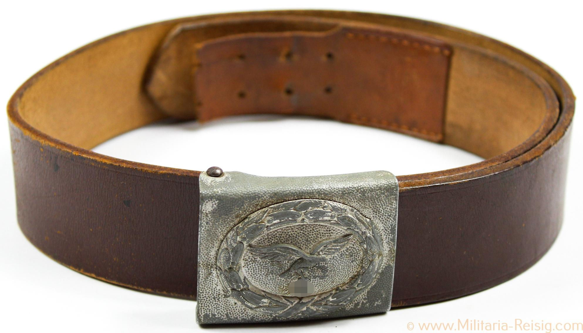 Luftwaffe Koppelschloss mit Riemen - E. Haman, München