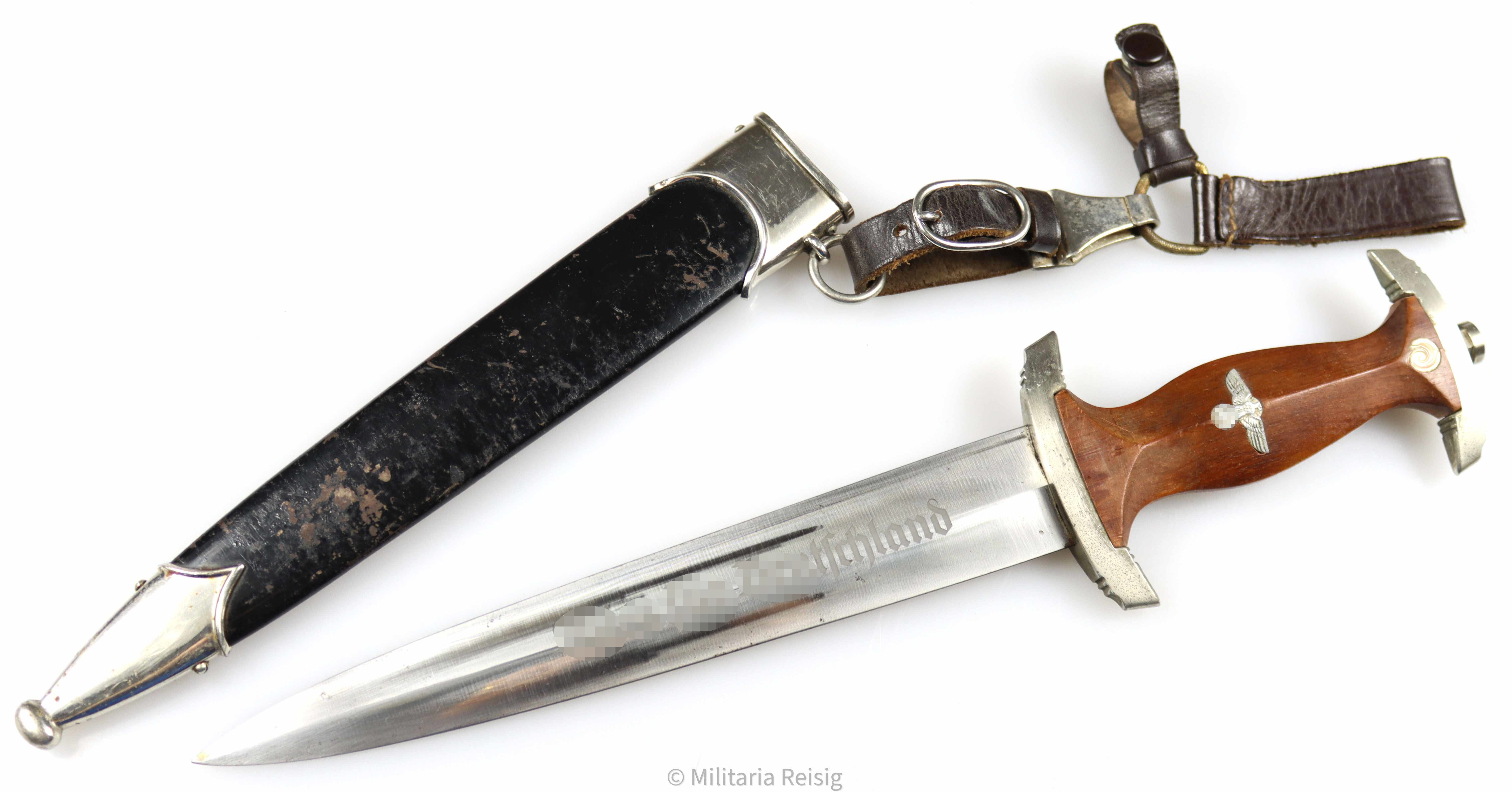 NSKK Dolch mit Gehänge, Hersteller RZM M7/68 (Tiger, Solingen)