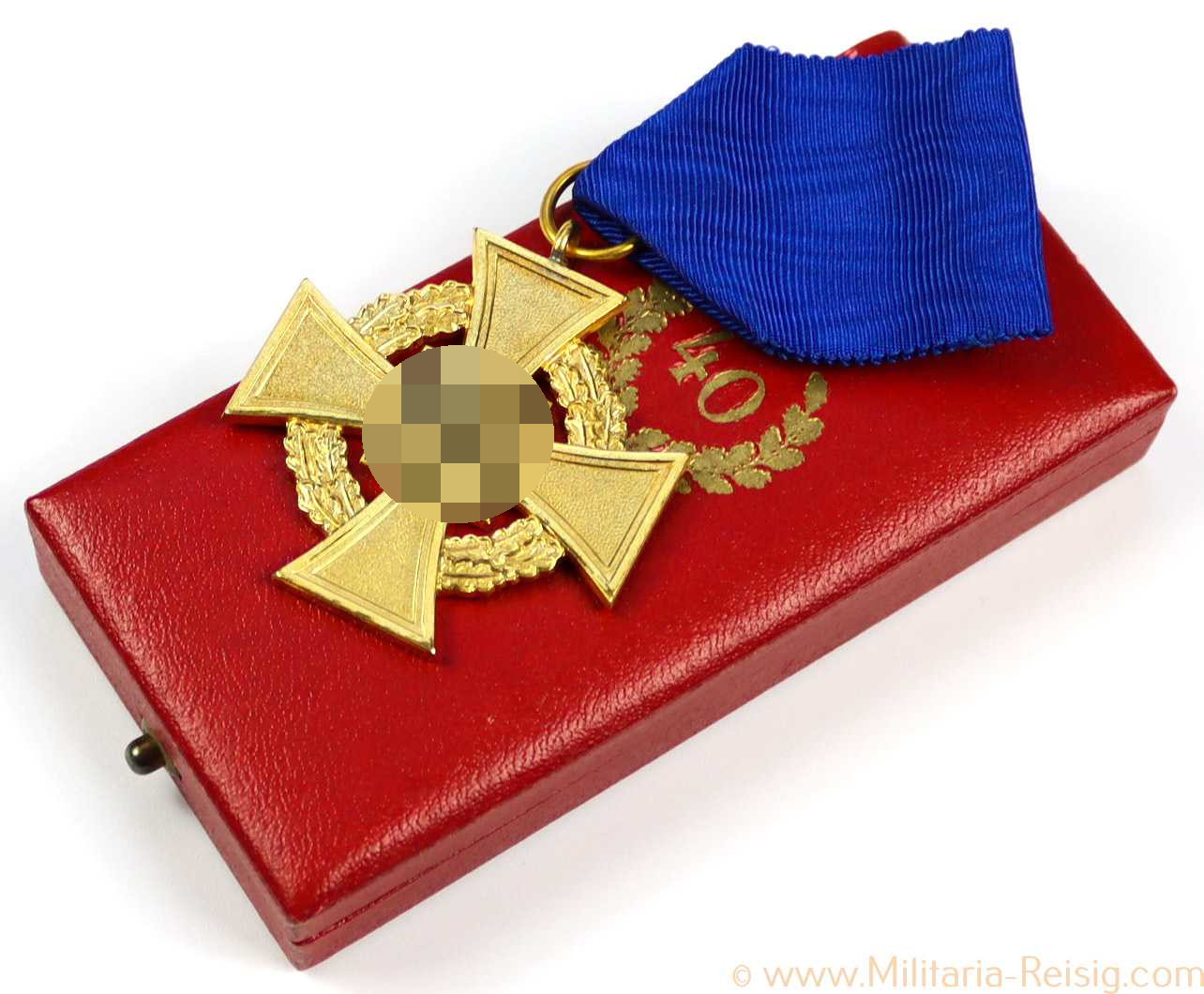 Treudienst Ehrenzeichen 40 Jahre im Etui, Herst. Deschler & Sohn, München 