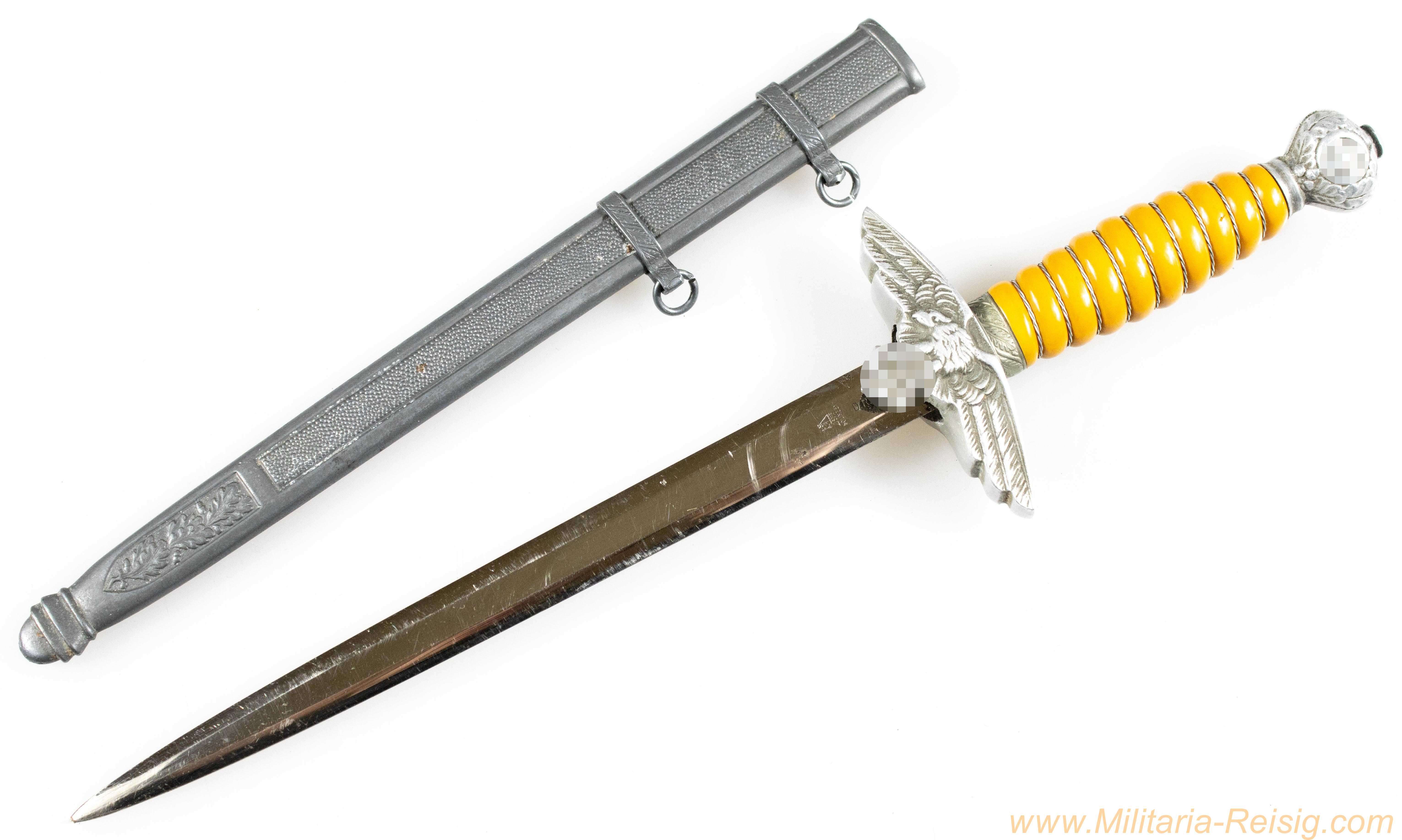 Luftwaffe Offiziersdolch als Miniatur, Hersteller SMF, Solingen 