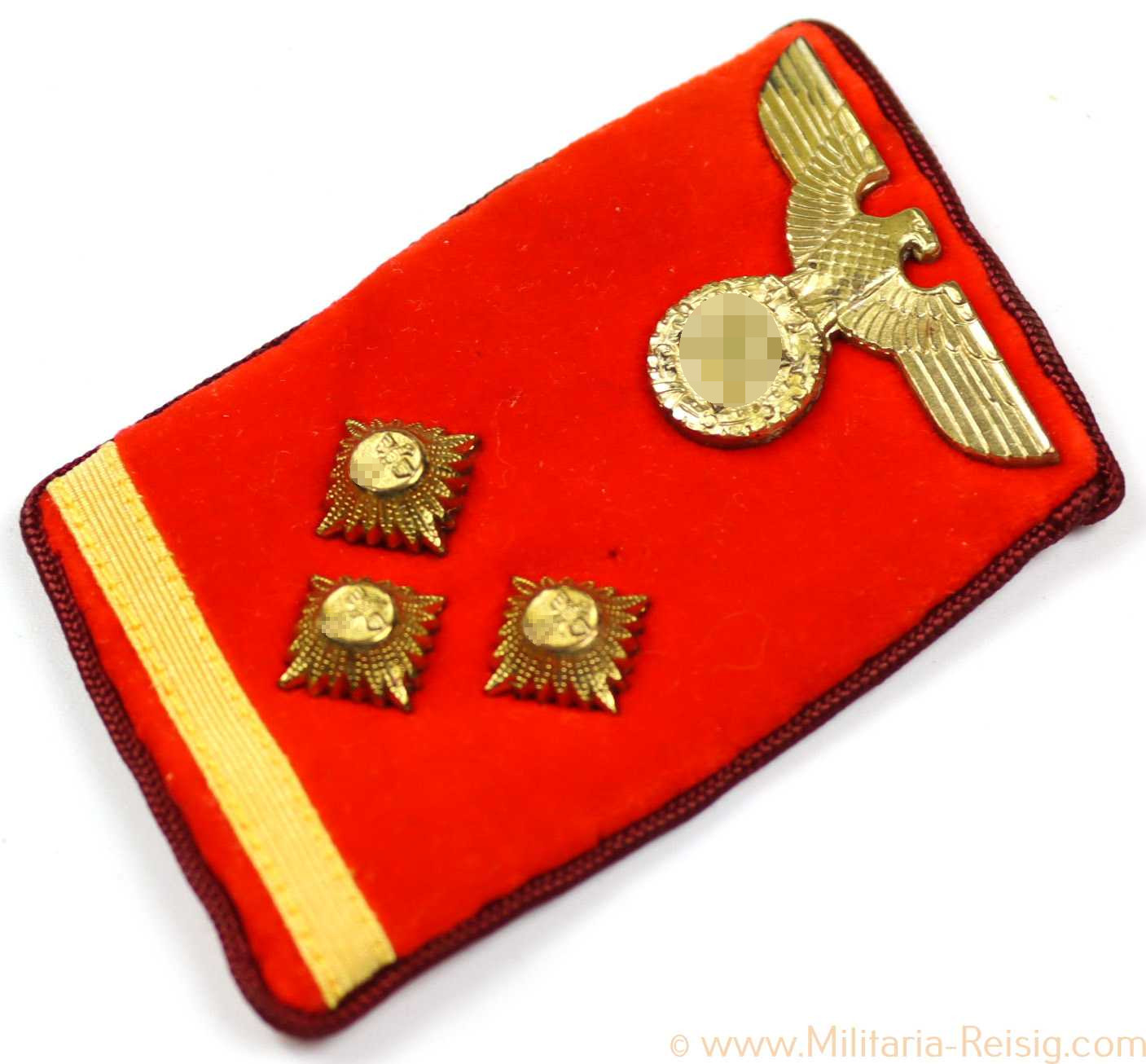 NSDAP Einzel Kragenspiegel Gauleitung für einen Obereinsatzleiter