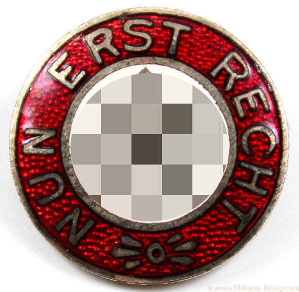 NSDAP Sympathie-Abzeichen "Nun erst Recht", 18 mm