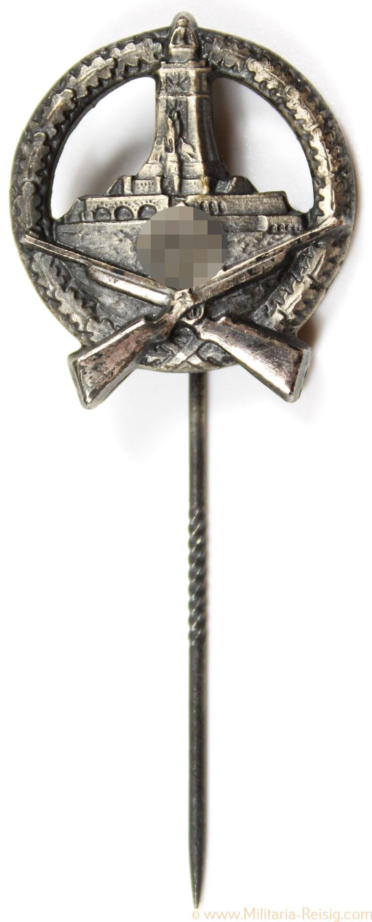 Anstecknadel Deutscher Reichskriegerbund Schießauszeichnung in Silber, 2. Form
