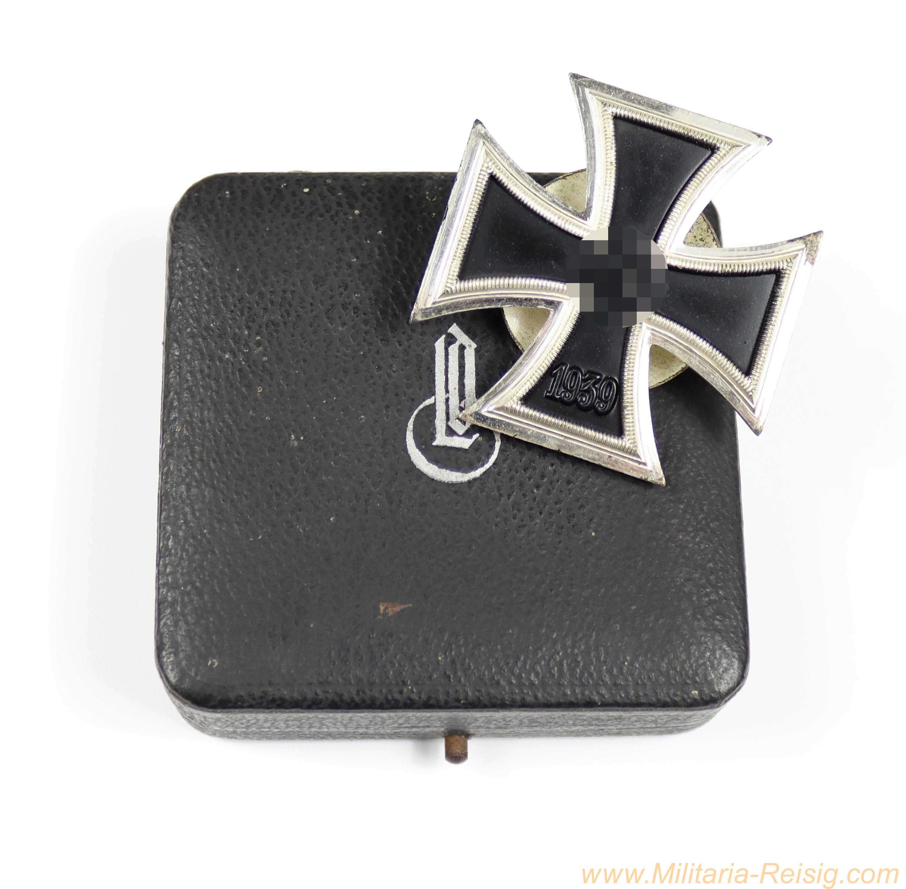 Eisernes Kreuz 1. Klasse 1939 - Schraubscheibe, LDO-Etui (1. Form), Hersteller L/16