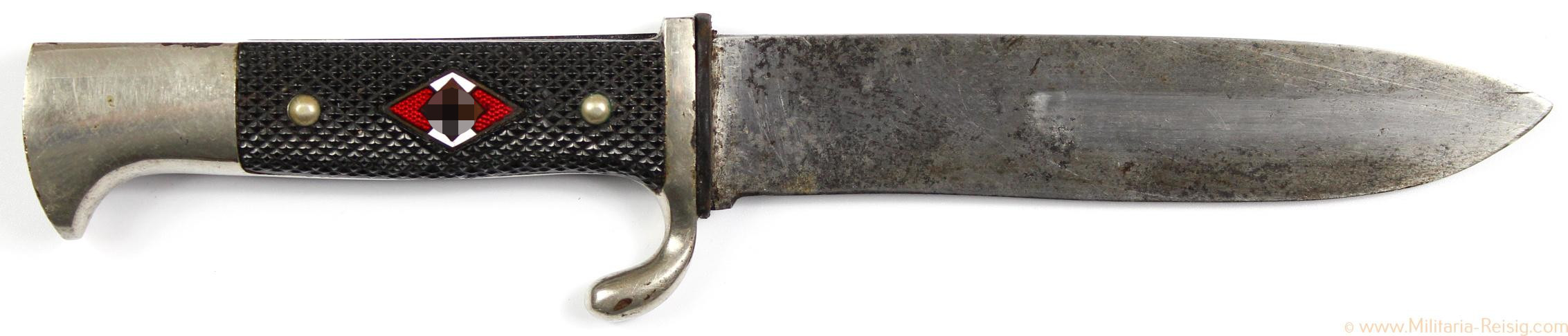 HJ Fahrtenmesser, Herst. Ernst Pack & Söhne (E. P. & S.)