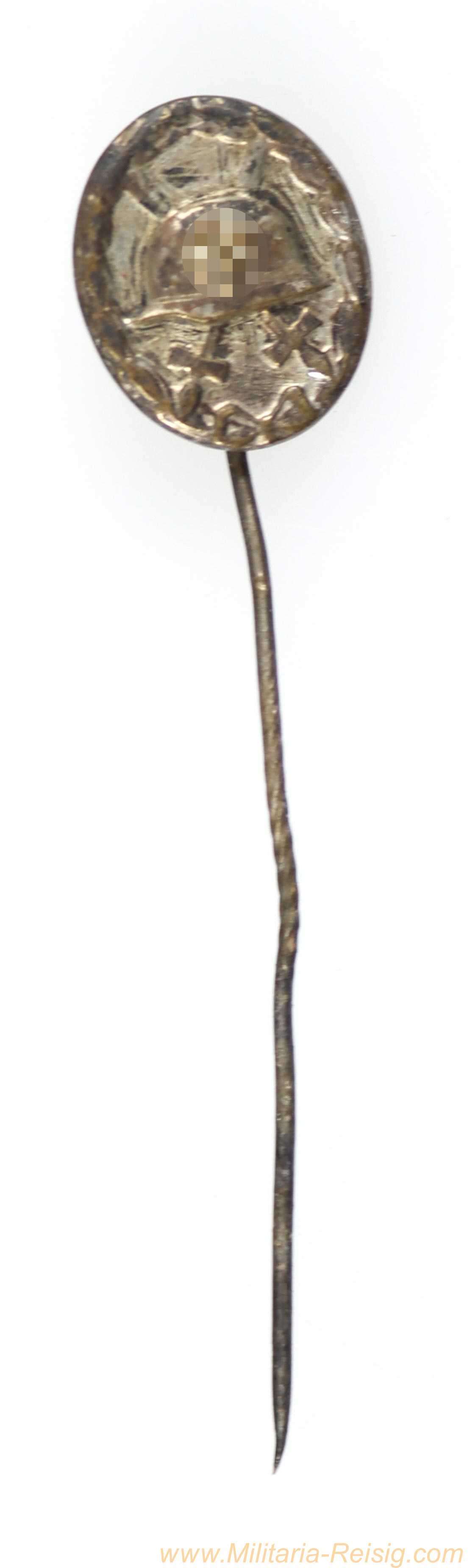 Anstecknadel Verwundetenabzeichen in Silber 1939, 14 mm 