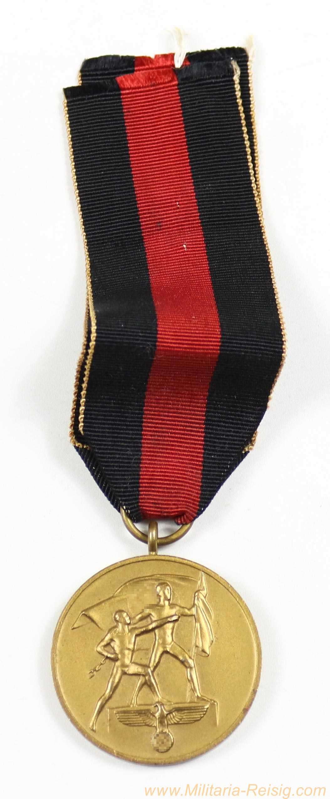 Sudetenland-Medaille am Band