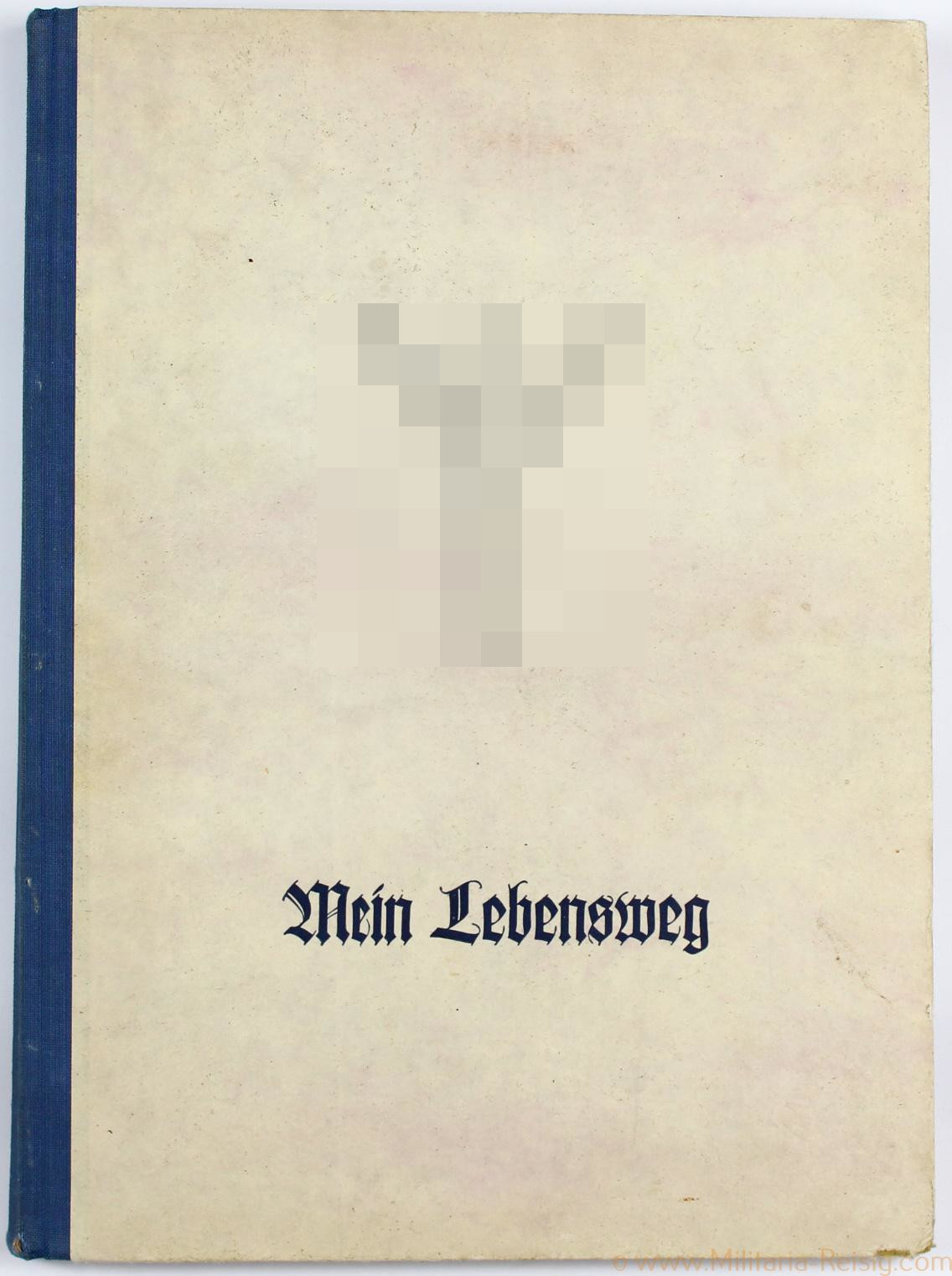 Mein Lebensweg - Ausgabe für Jungens - Autobiografie Buch, extrem selten!