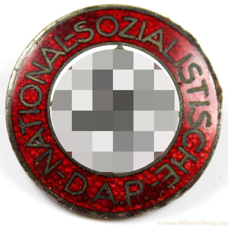 NSDAP Parteiabzeichen, Herst. RZM M1/148 (Heinrich Ulbrichts Witwe, Wien)