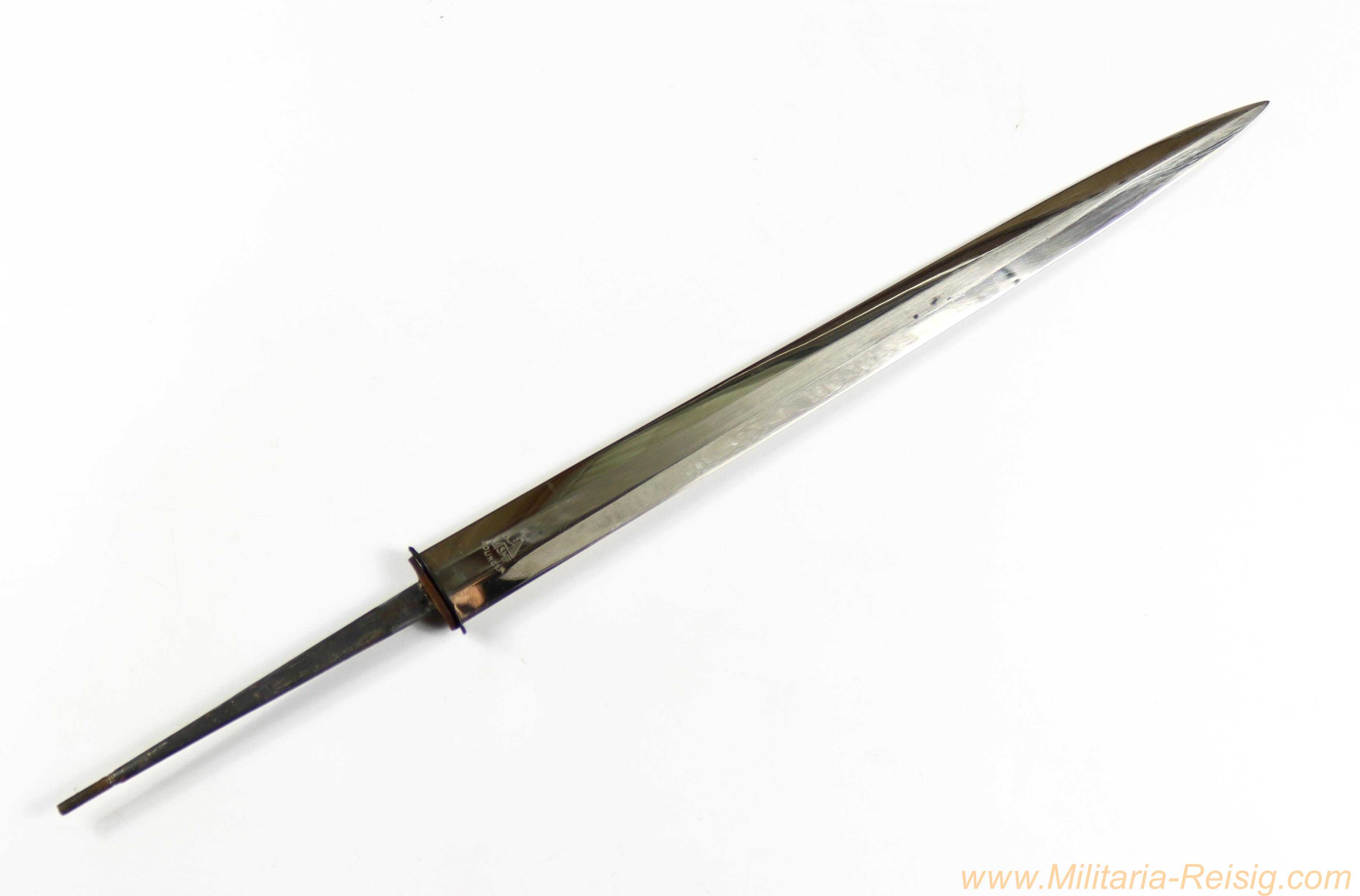 Klinge für einen Fliegerdolch / Borddolch – Hersteller SMF Solingen