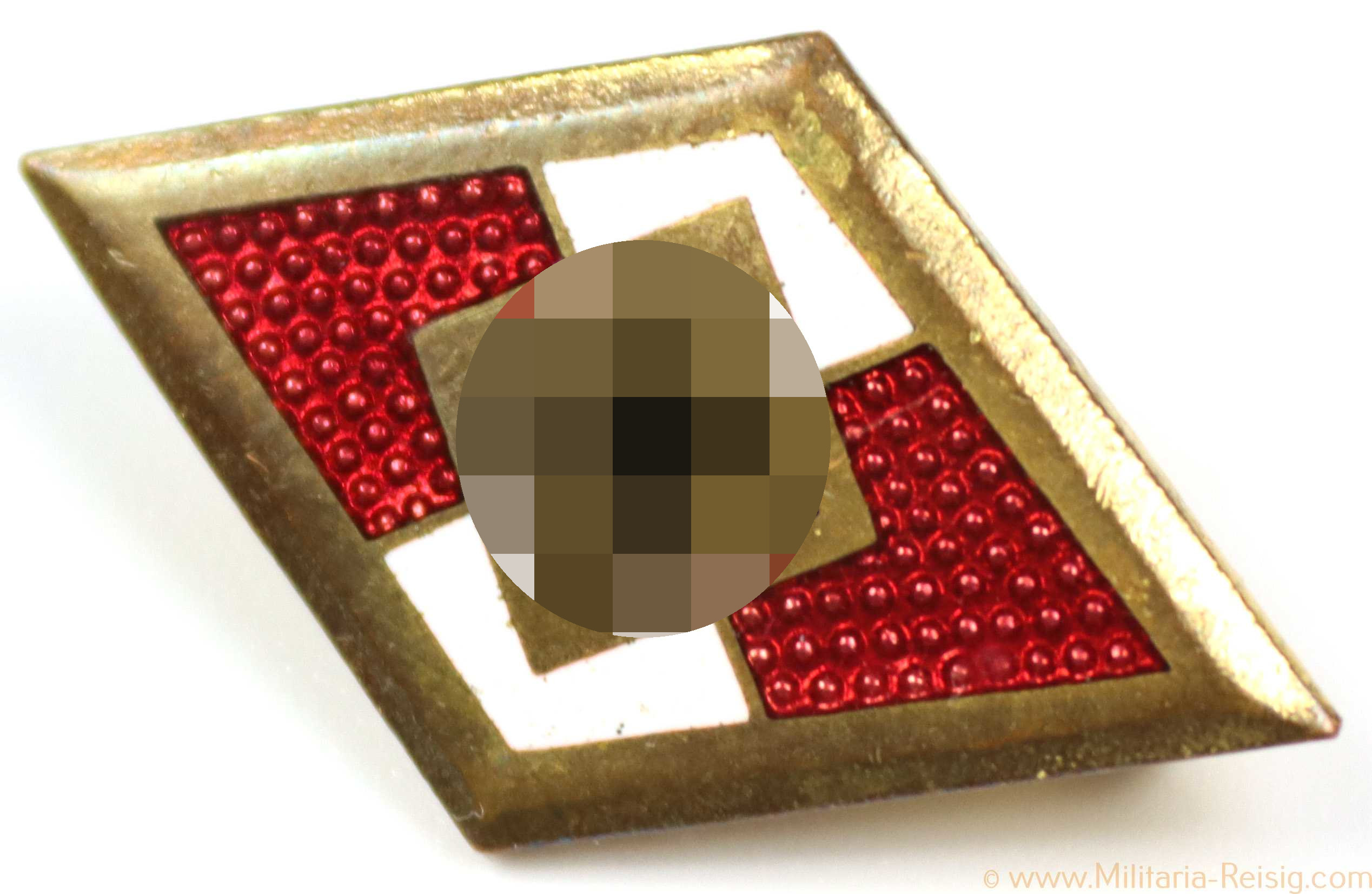 Goldenes HJ Ehrenzeichen Herst. RZM M1/120, B-Stück