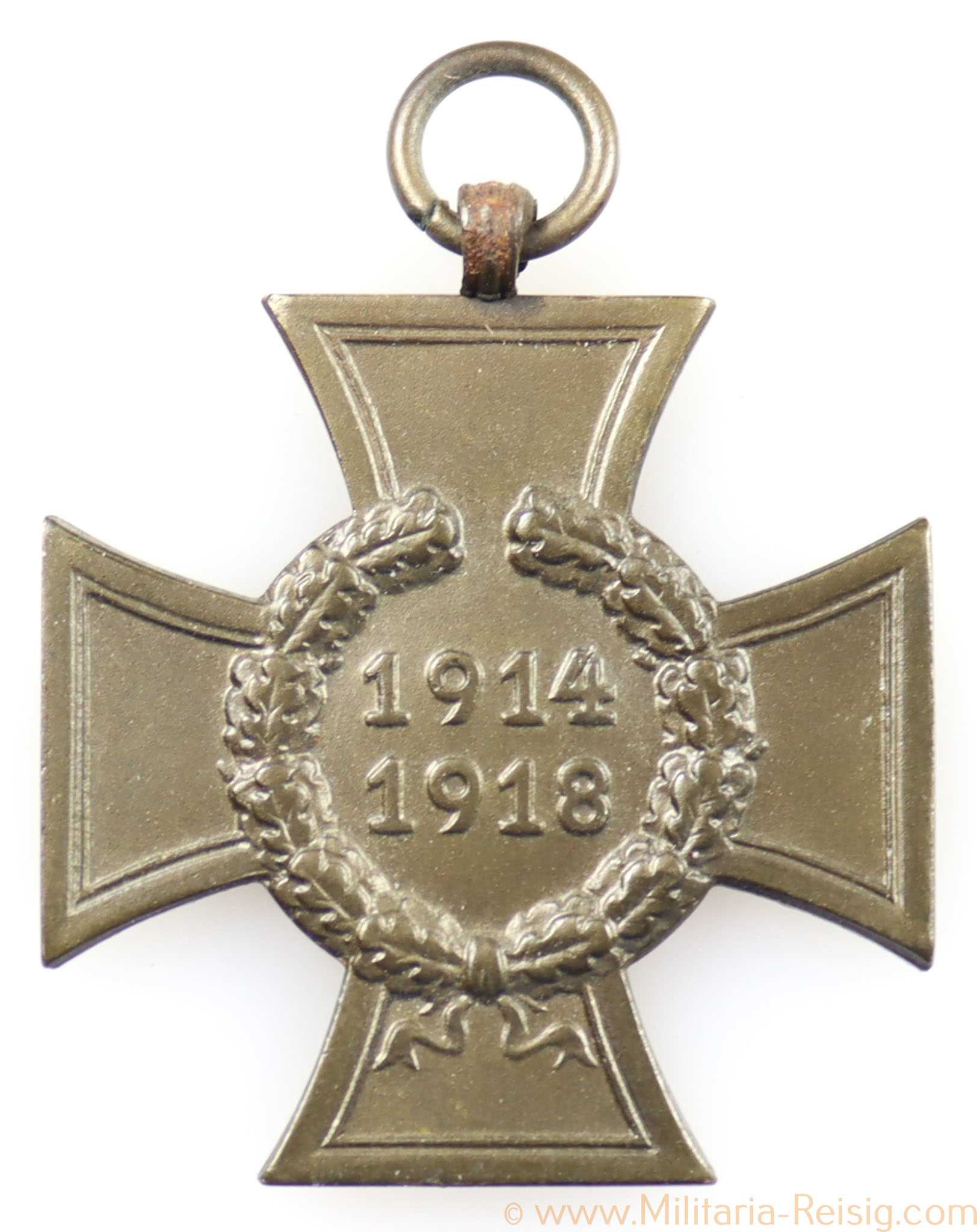 Ehrenkreuz des 1.Weltkrieges Kriegsteilnehmerkreuz, Hersteller KM&F