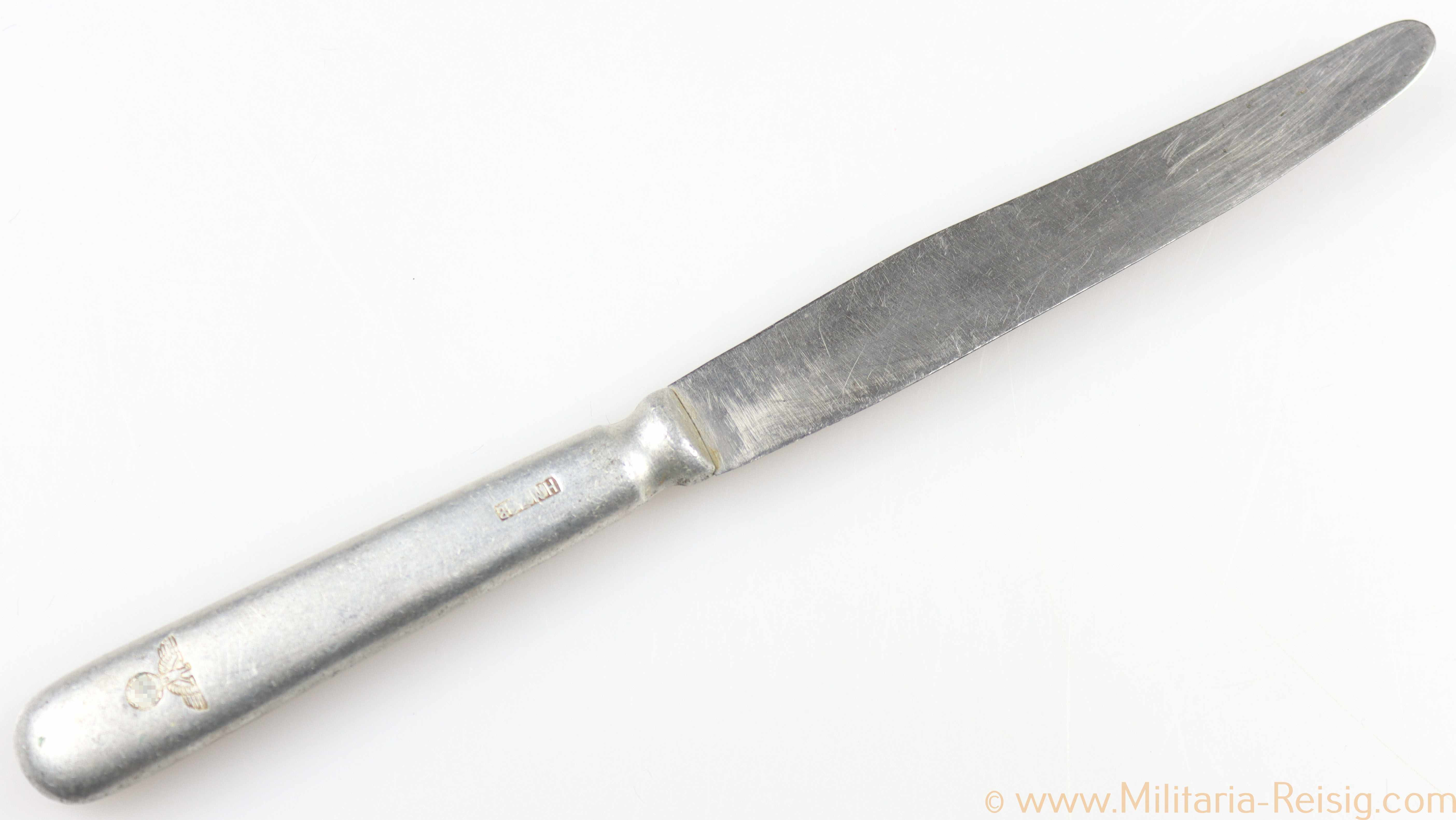 Wehrmacht Kantinenbesteck Messer, Hersteller H.M.Z.38