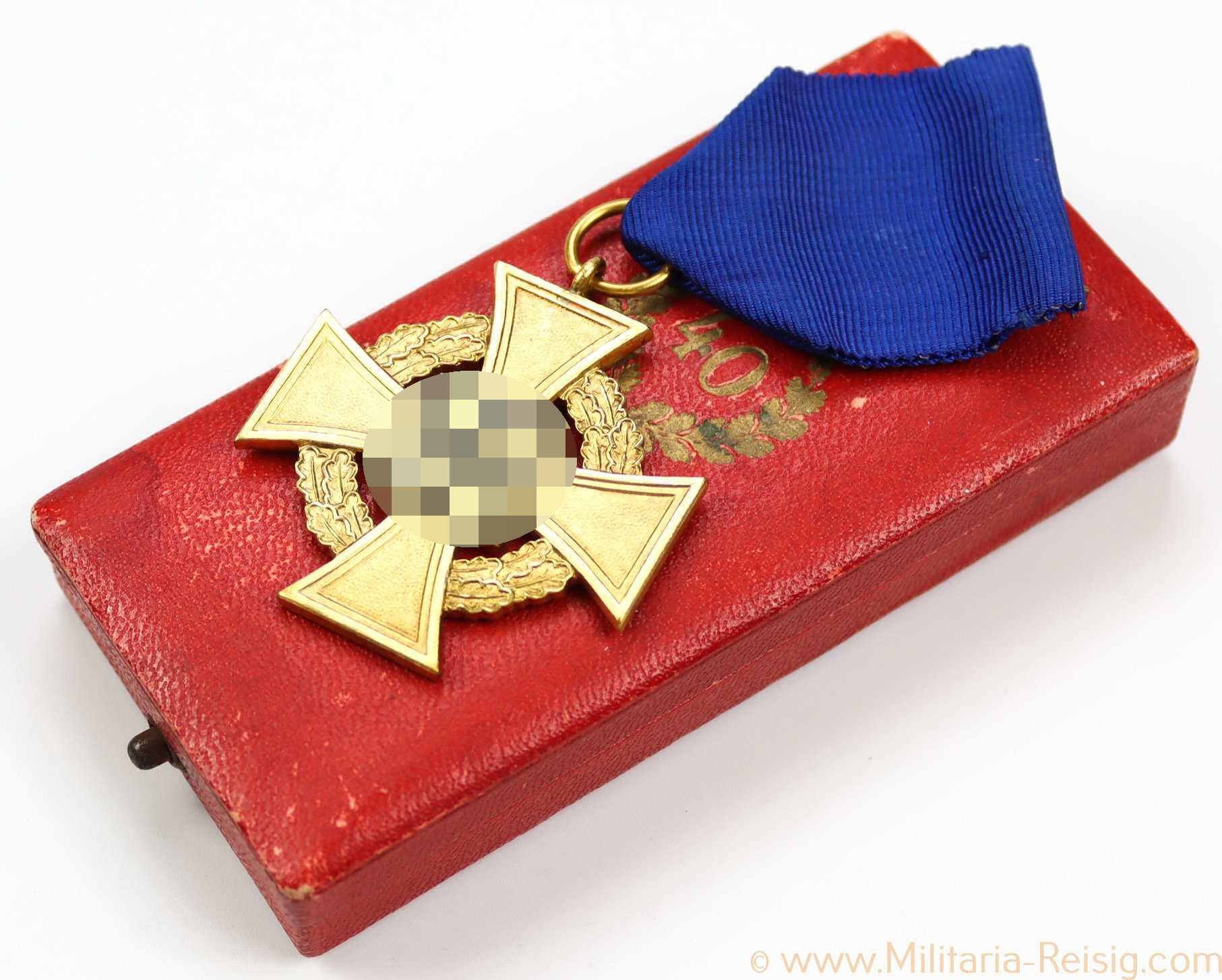 Treudienst-Ehrenzeichen 1.Stufe für 40 Jahre im Etui