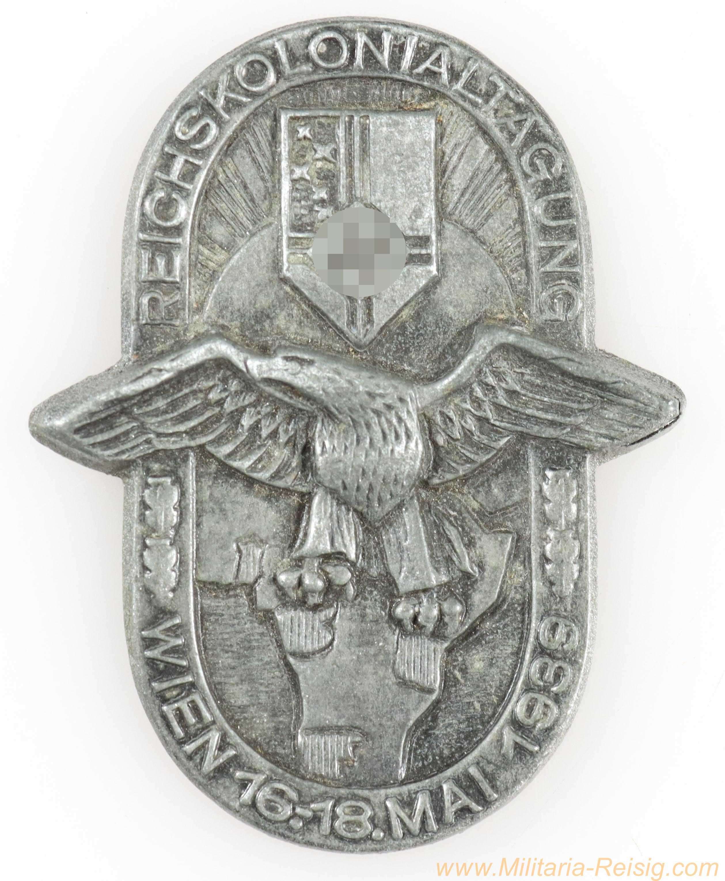 Abzeichen RKB Mitteldeutsche Kolonialschau Wien 1939