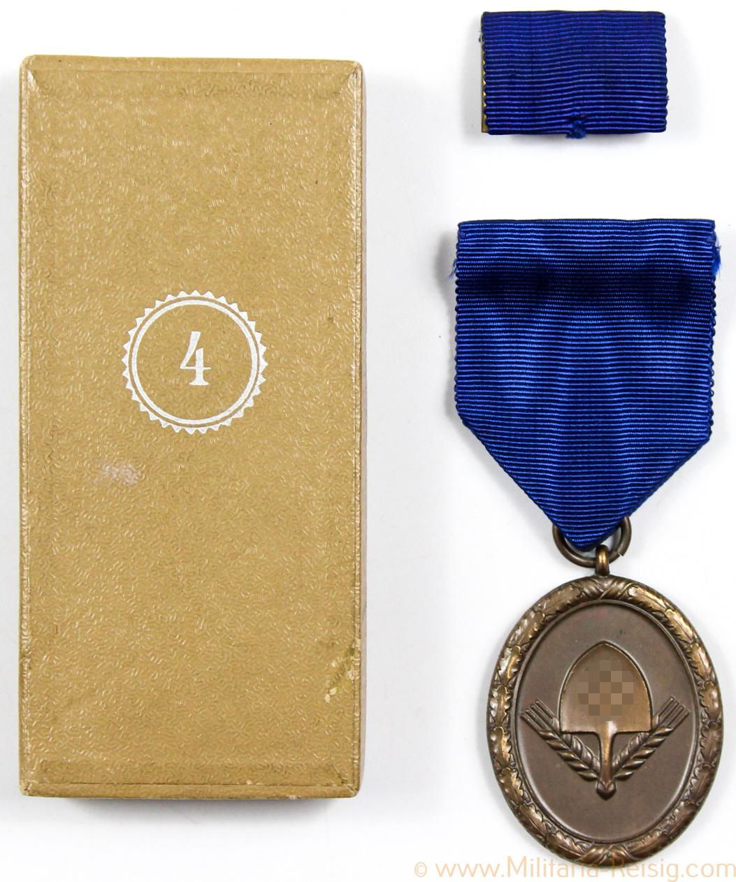 RAD (Reichsarbeitsdienst) Dienstauszeichnung für Männer 4. Stufe für 4 Jahre im Etui
