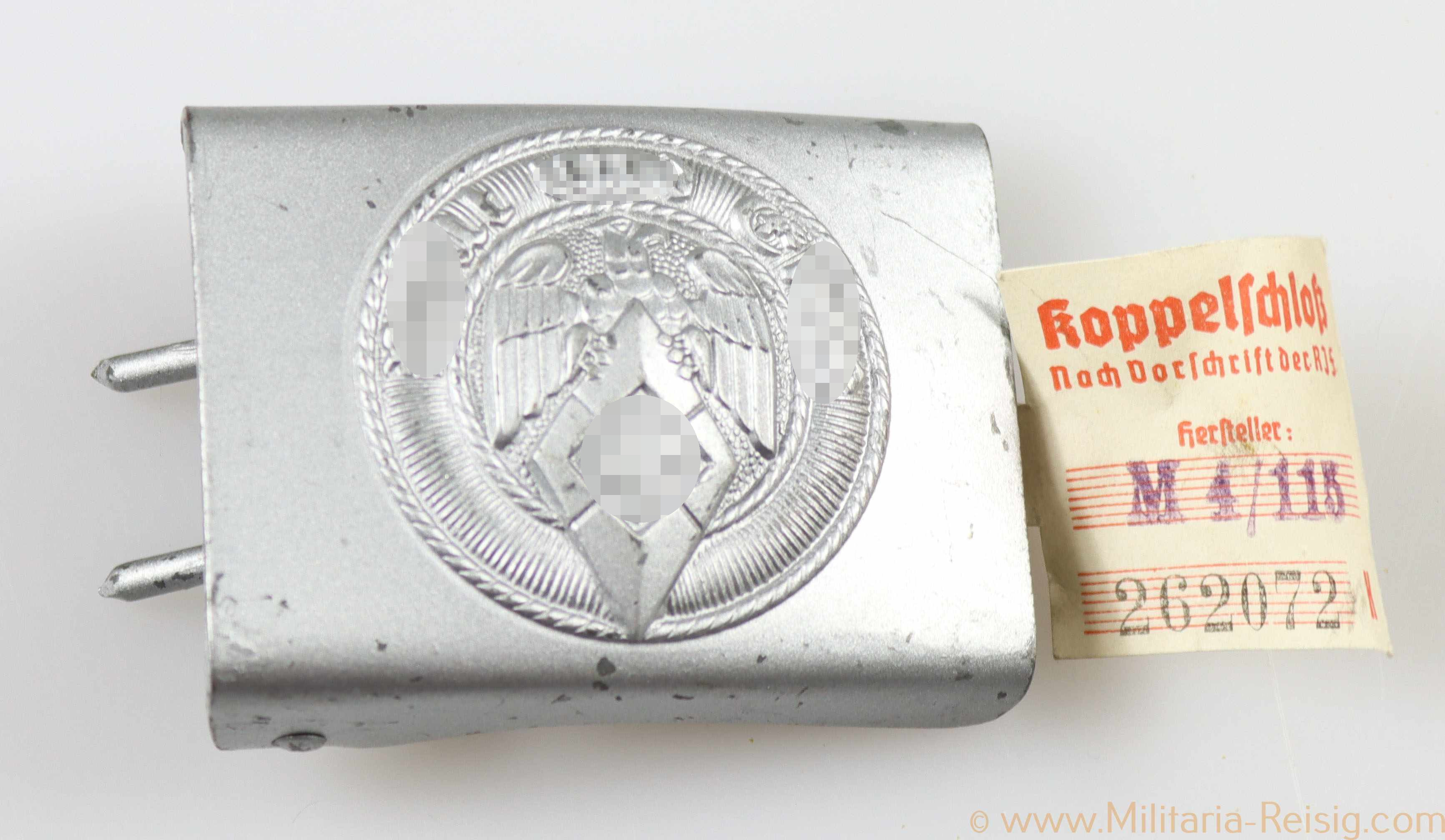 HJ Koppelschloss mit RZM-Etikett, Hersteller RZM M5/276