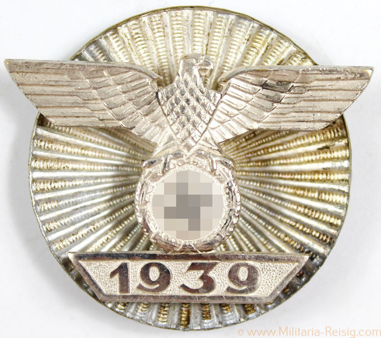 Wiederholungsspange 1939 zum Eisernen Kreuz 1.Klasse 1914 Schraubscheibe